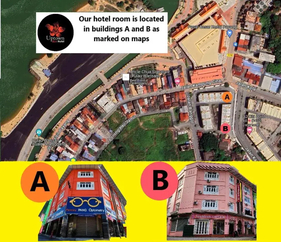 Property building in Uptown Eco Hotel Property building in Uptown Eco Hotel