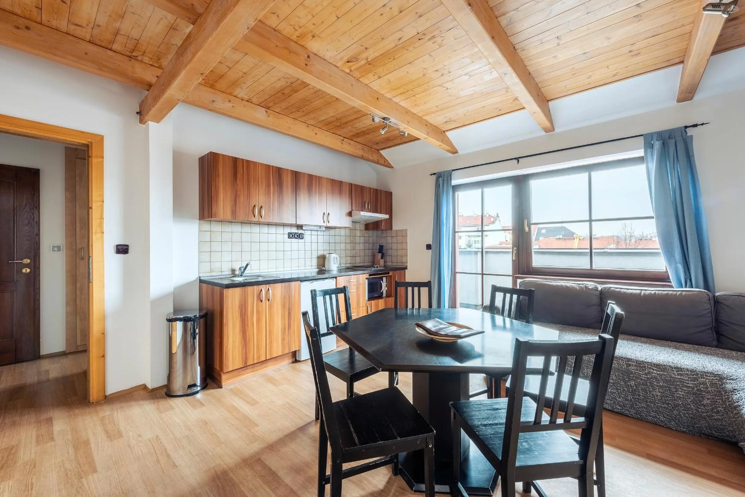 Kitchen or kitchenette in Family Apartments Praha 6