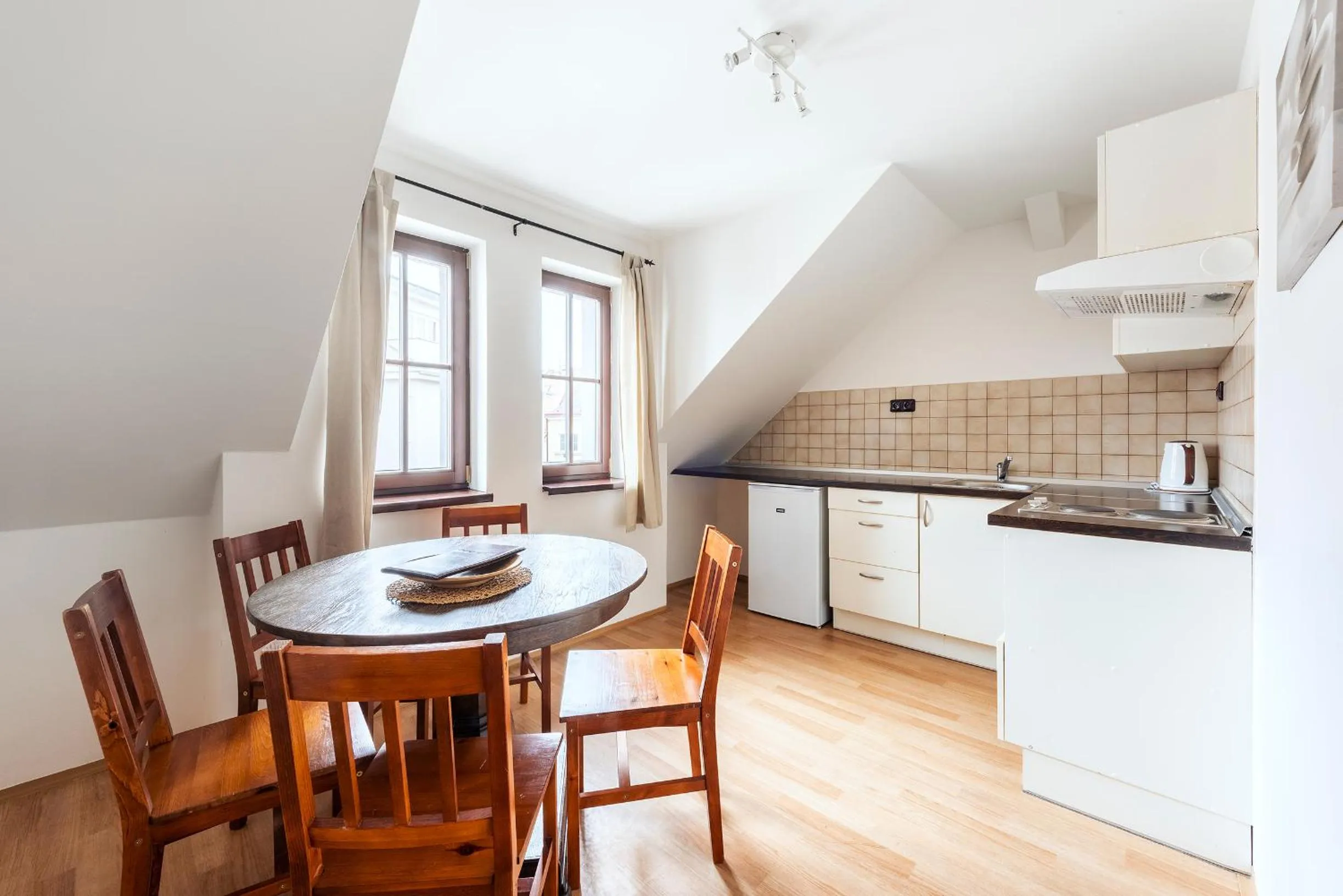 Kitchen or kitchenette in Family Apartments Praha 6