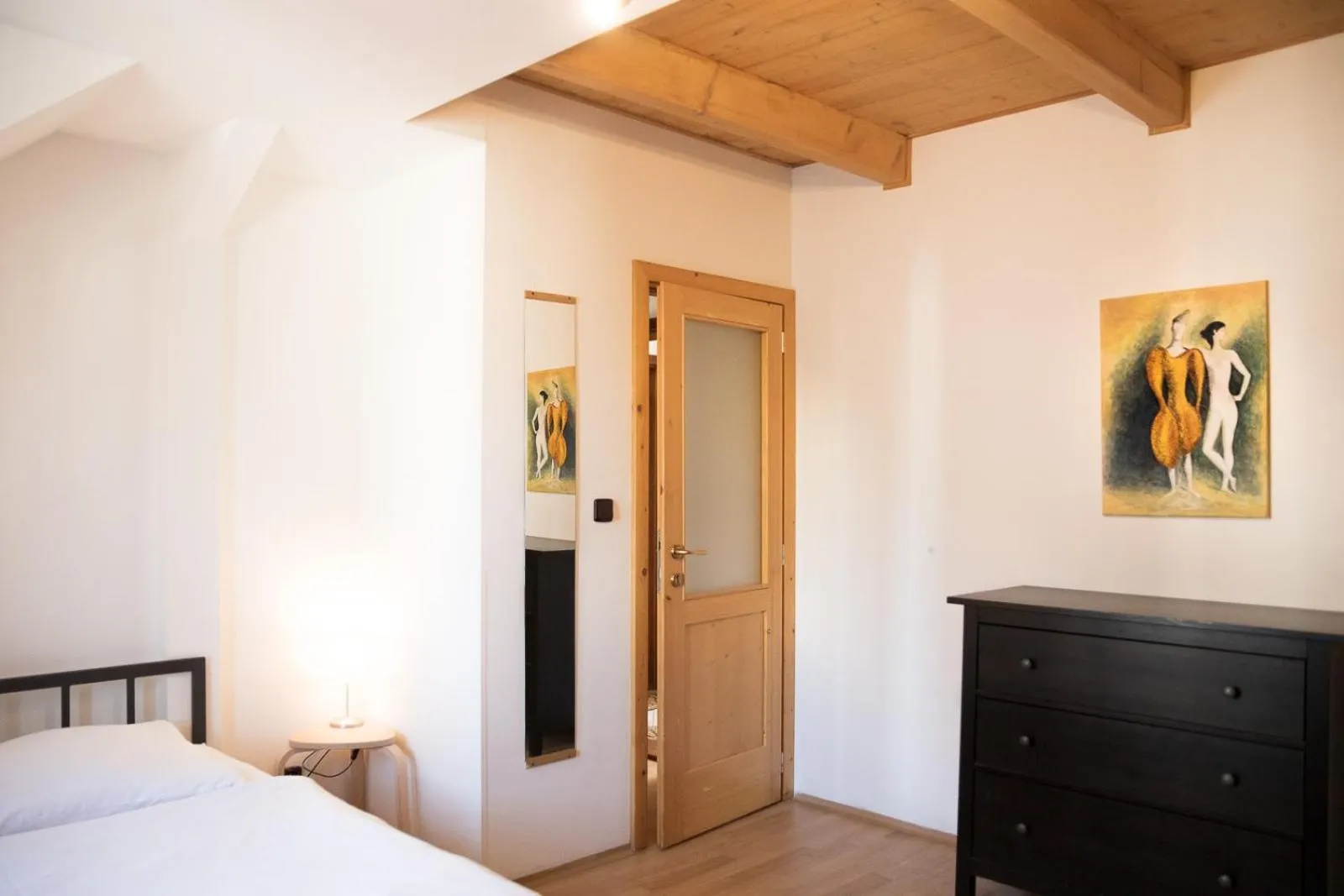 Bedroom, Bed in Family Apartments Praha 6