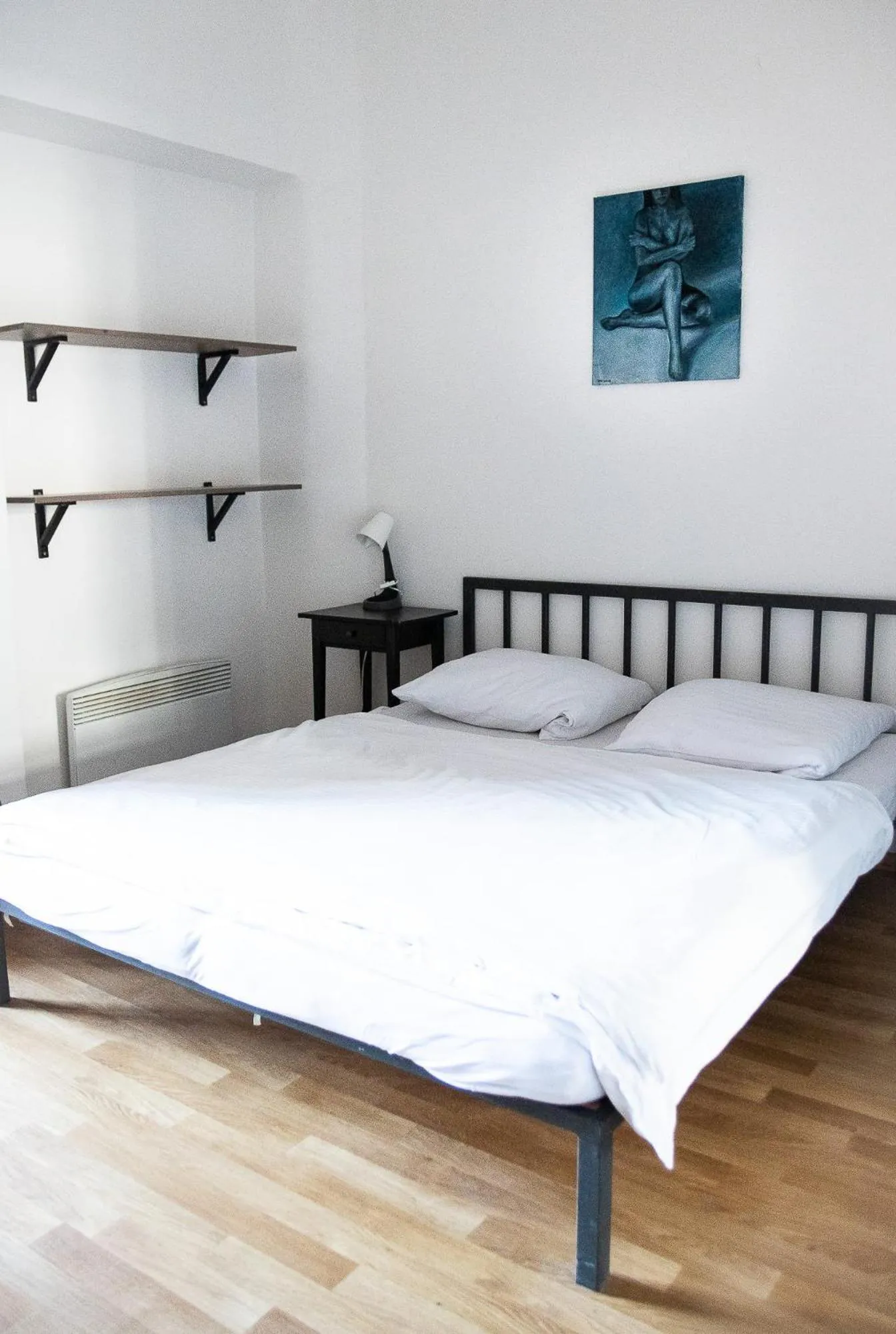 Bed in Family Apartments Praha 6