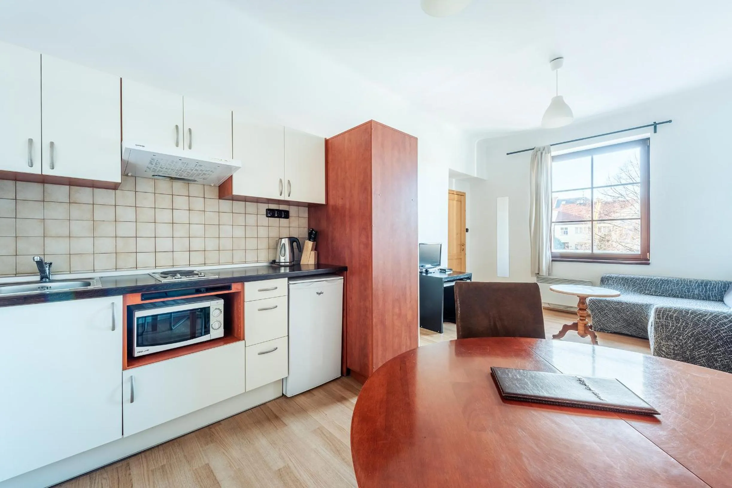 Kitchen or kitchenette in Family Apartments Praha 6