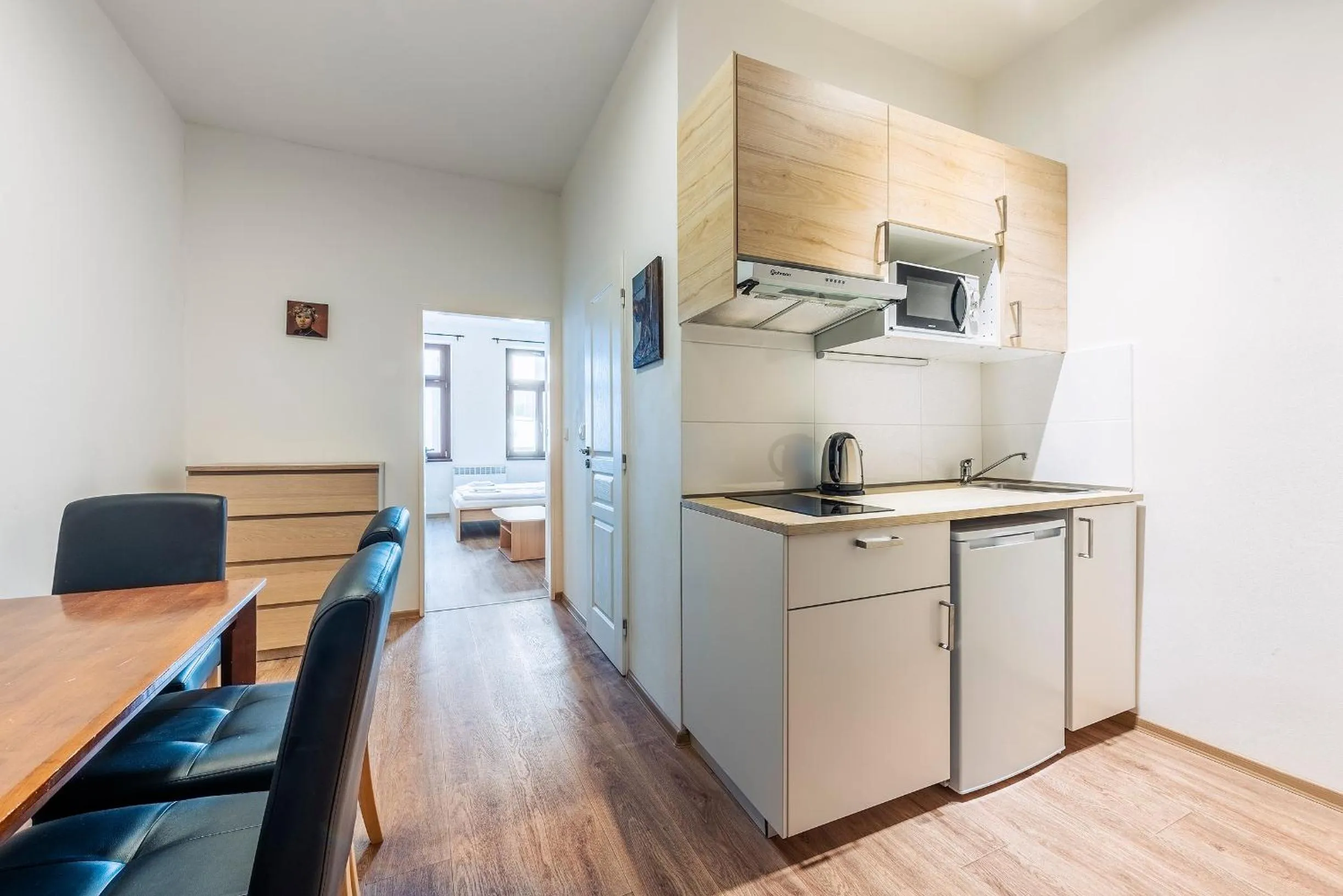 Kitchen or kitchenette in Family Apartments Praha 6