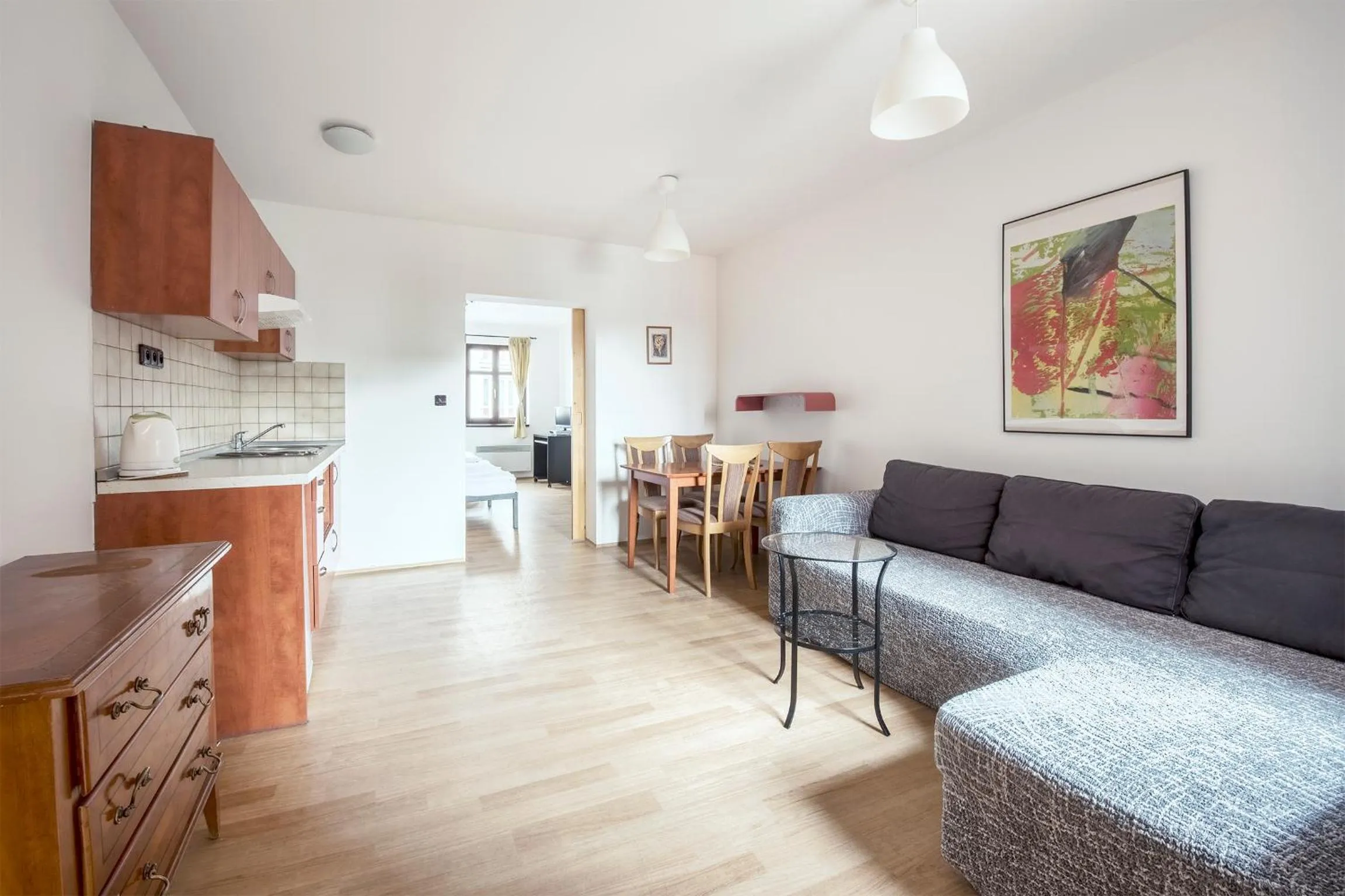 Kitchen or kitchenette in Family Apartments Praha 6