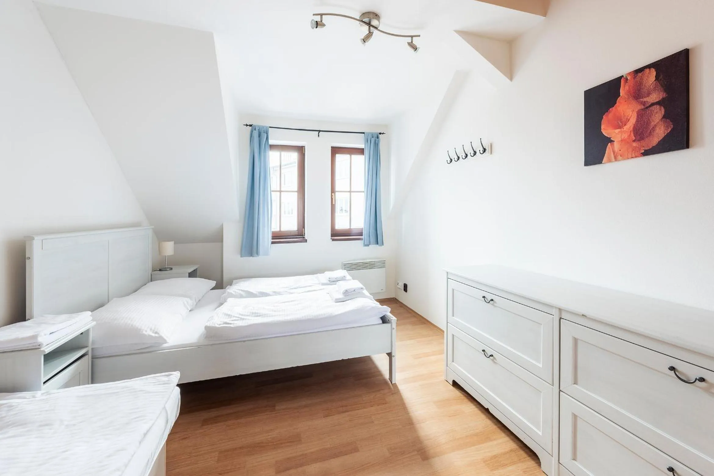 Bedroom, Bed in Family Apartments Praha 6