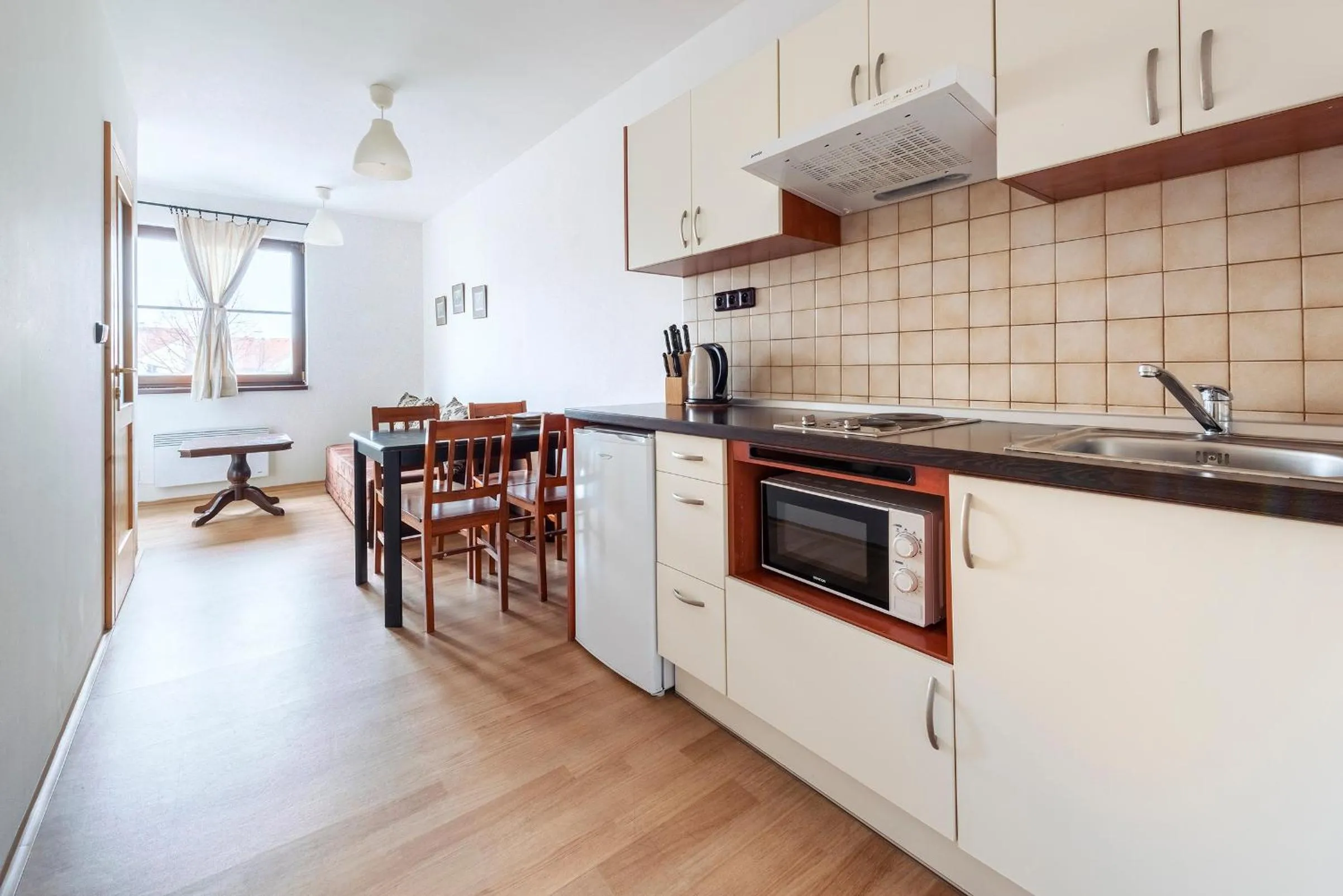 Kitchen or kitchenette in Family Apartments Praha 6