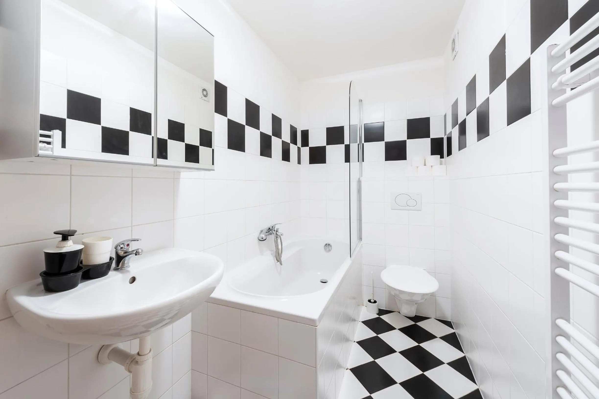 Bathroom in Family Apartments Praha 6