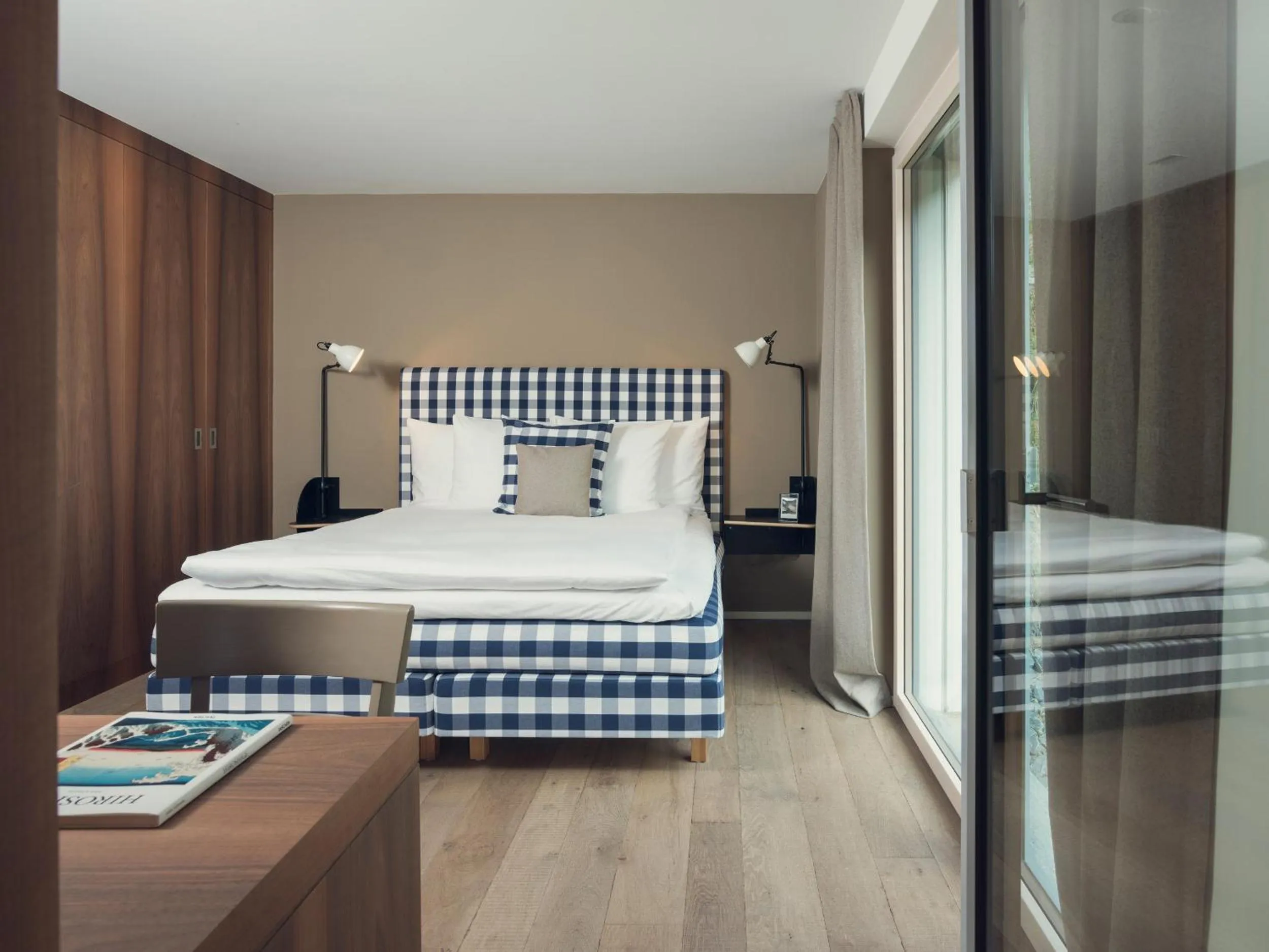 Bed in OVERLOOK Lodge by CERVO Zermatt