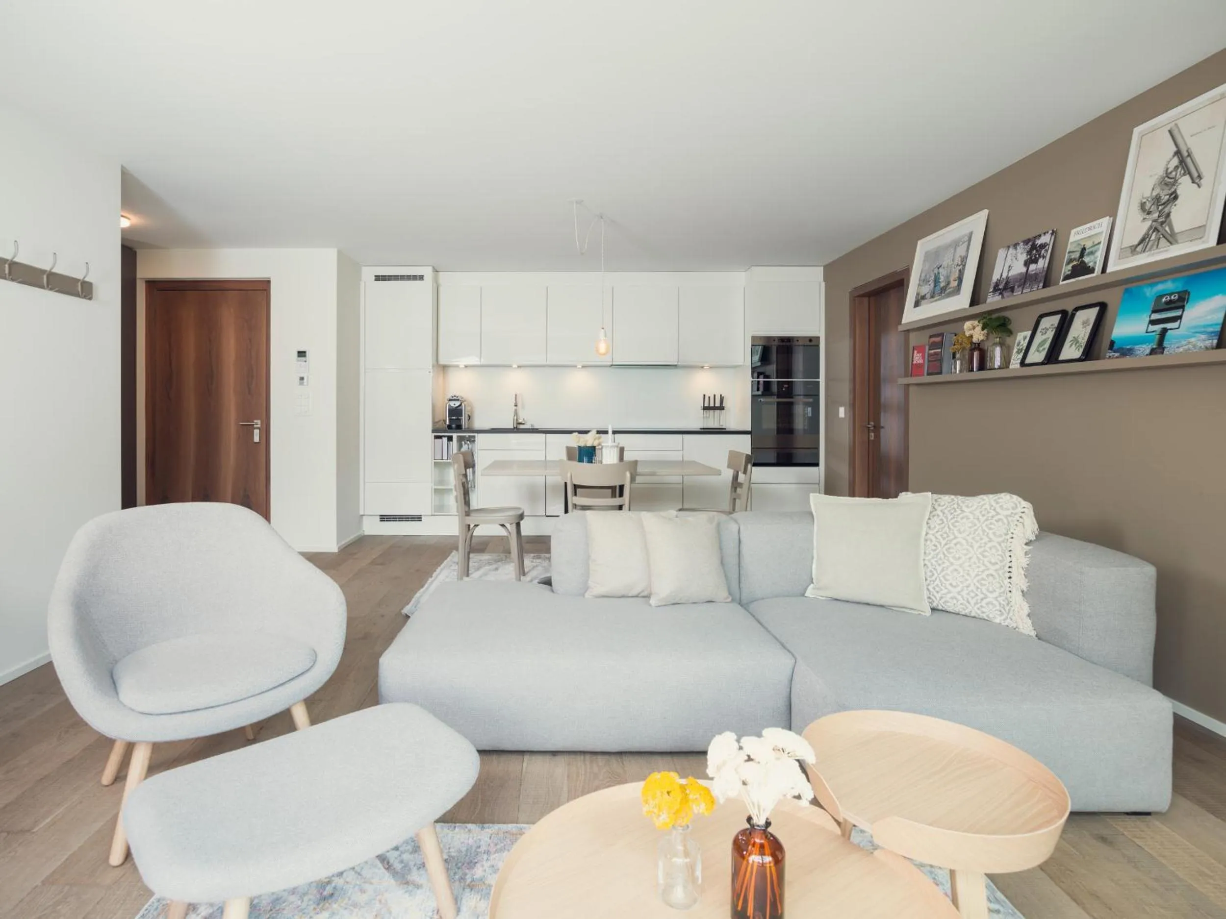 Living room in OVERLOOK Lodge by CERVO Zermatt
