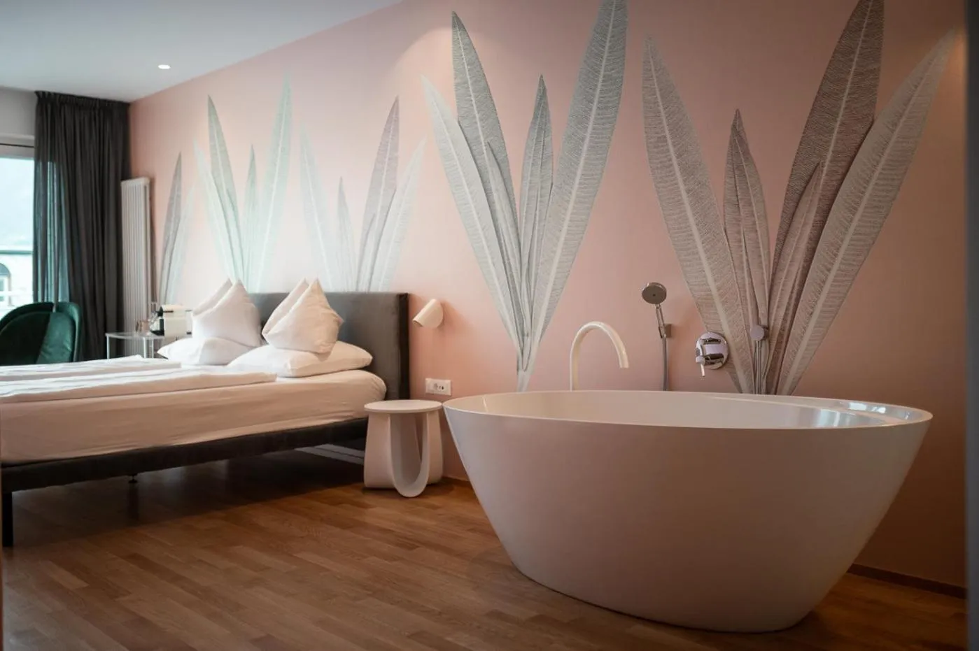 Bed in Boutique Hotel Imperialart