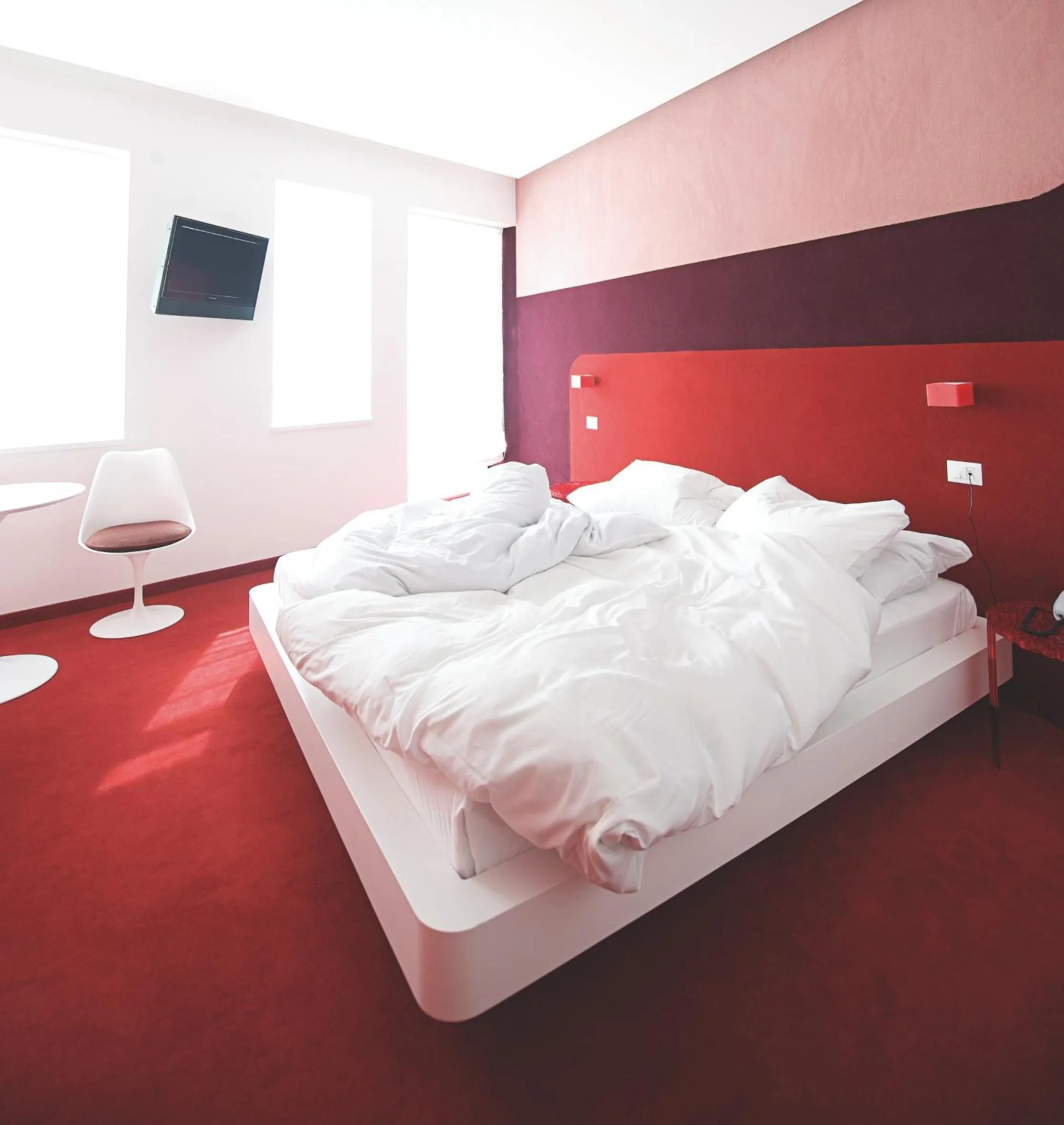 Bed in Boutique Hotel Imperialart