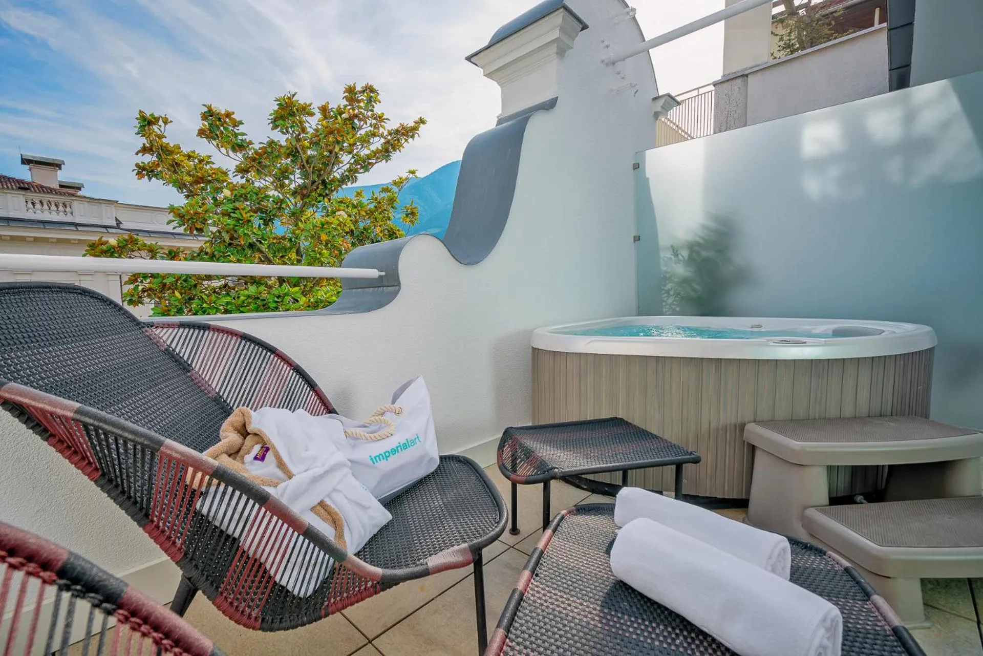 Balcony/Terrace in Boutique Hotel Imperialart