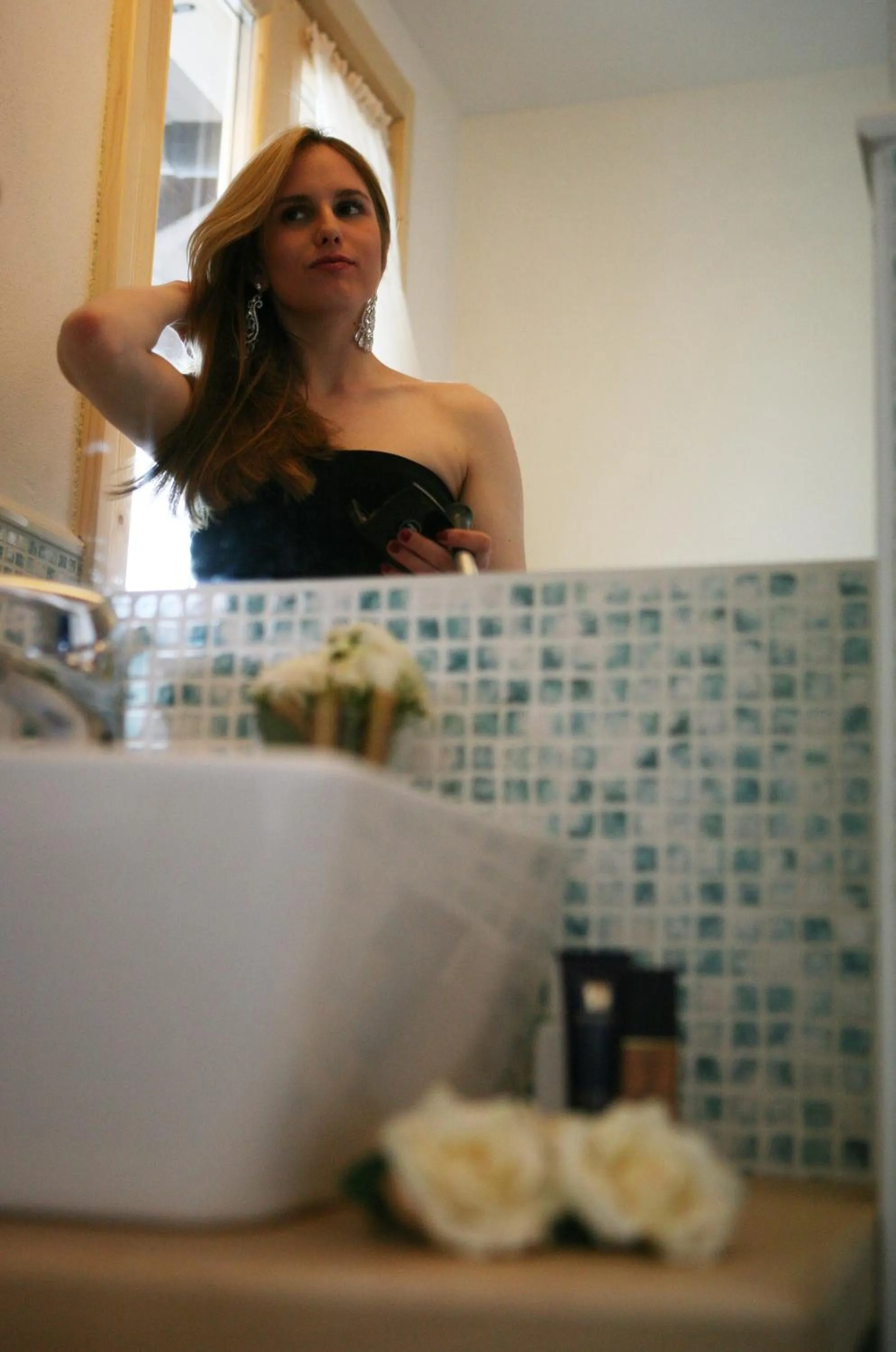 Shower in Meublè Cima Bianca Garni