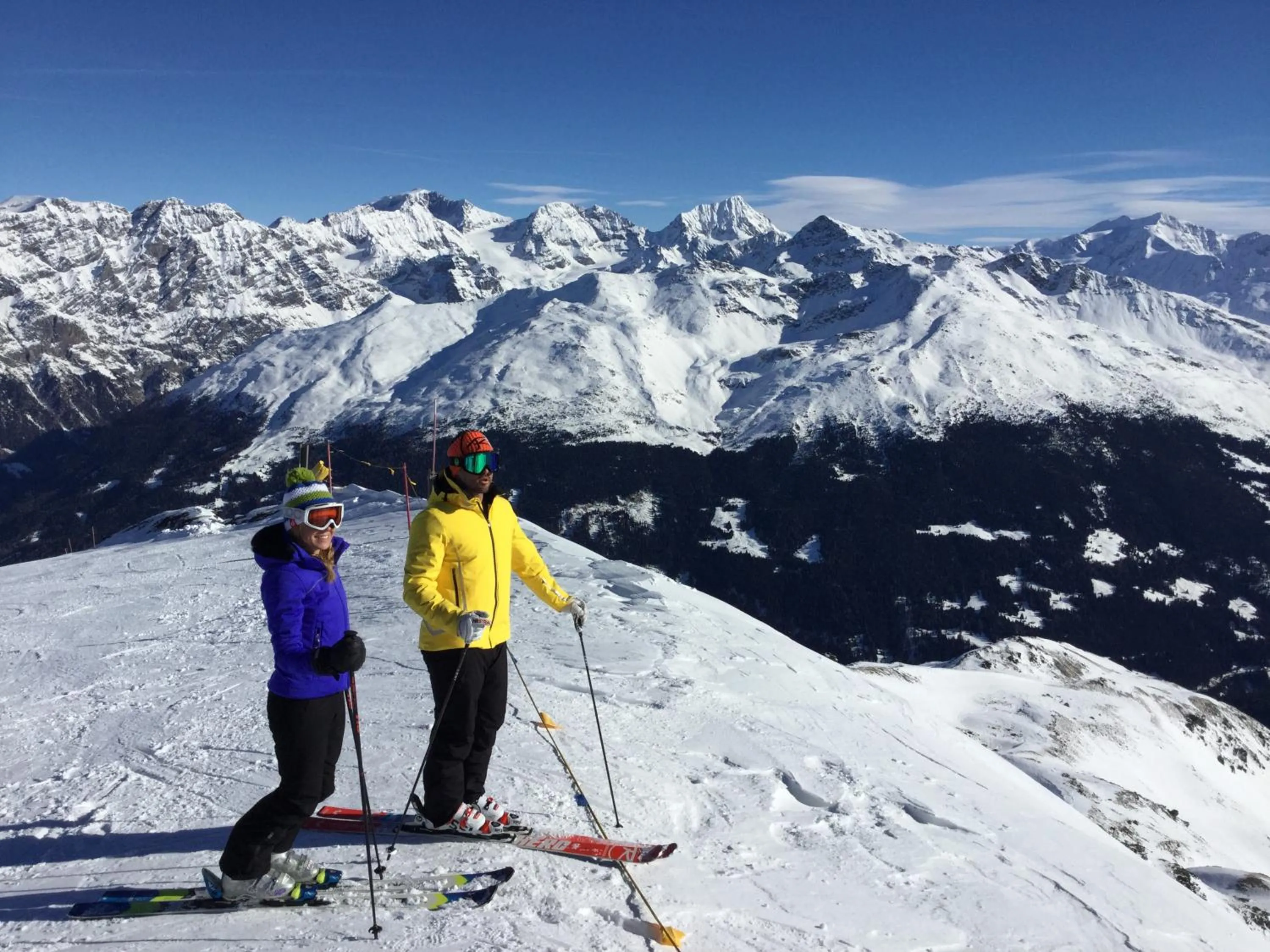 Skiing in Meublè Cima Bianca Garni