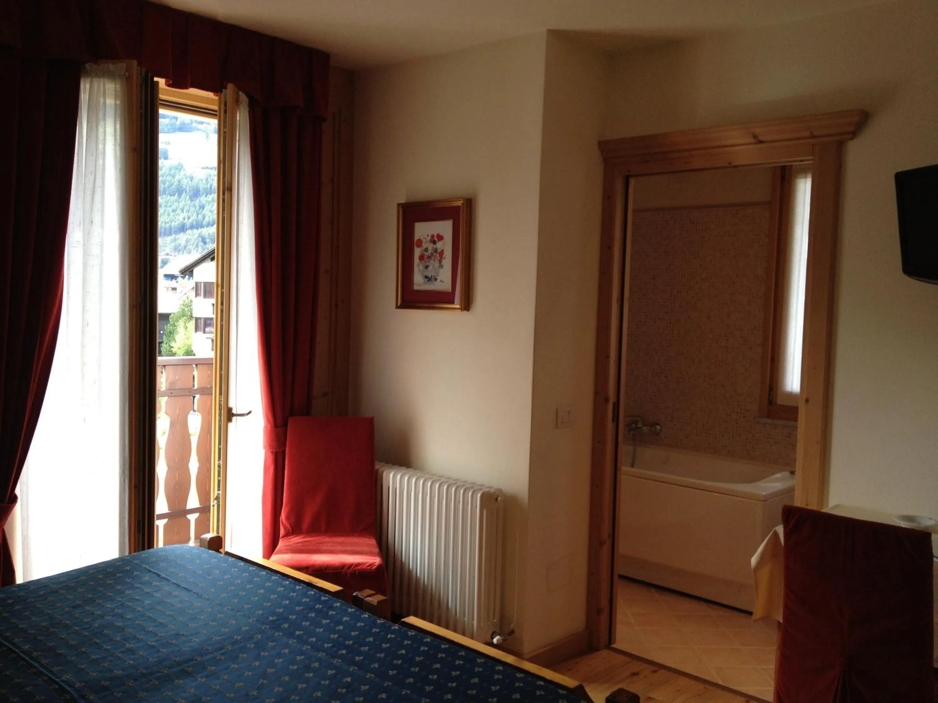 Bed in Meublè Cima Bianca Garni