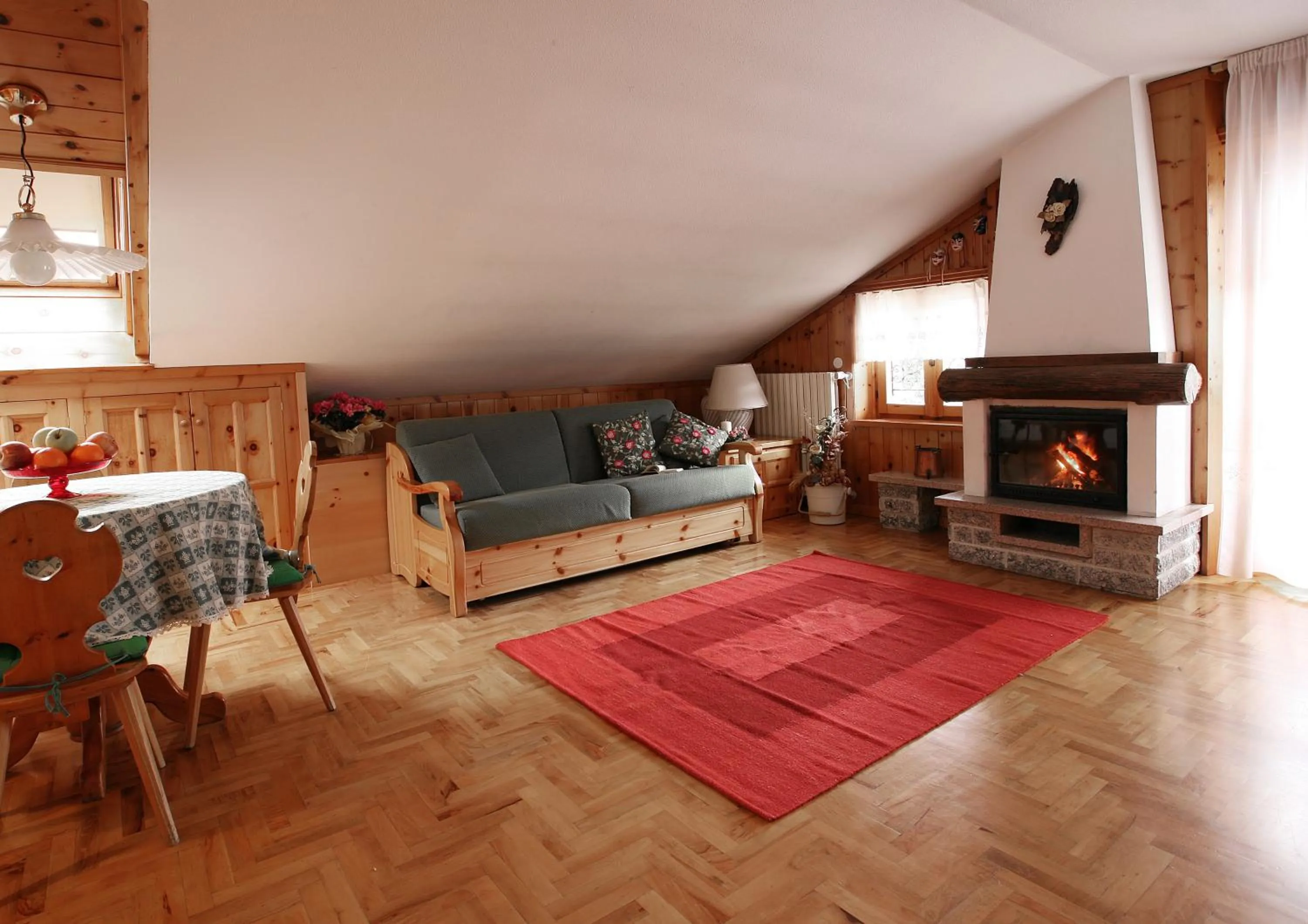 Living room in Meublè Cima Bianca Garni
