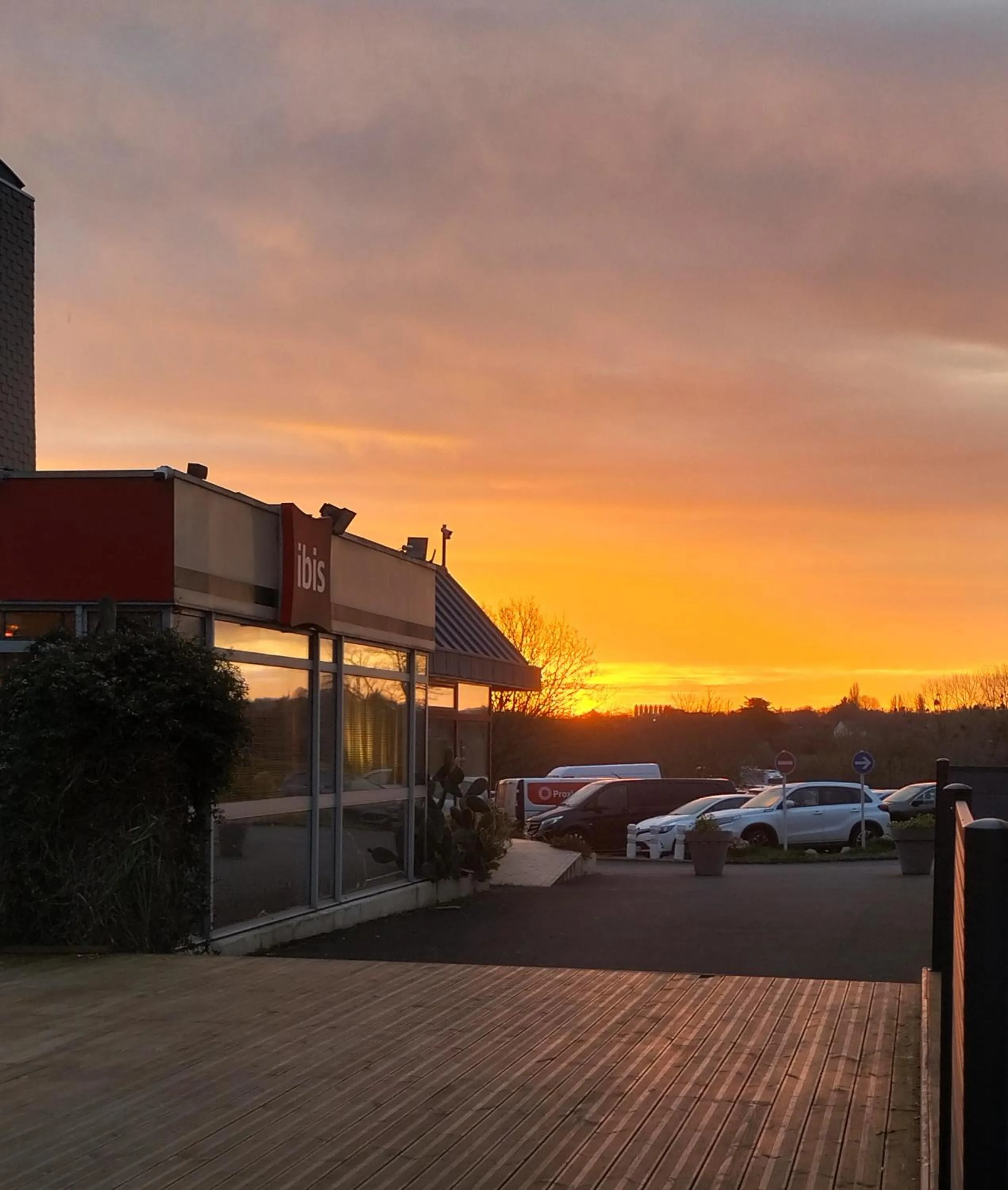 Patio in ibis Saint Brieuc Yffiniac
