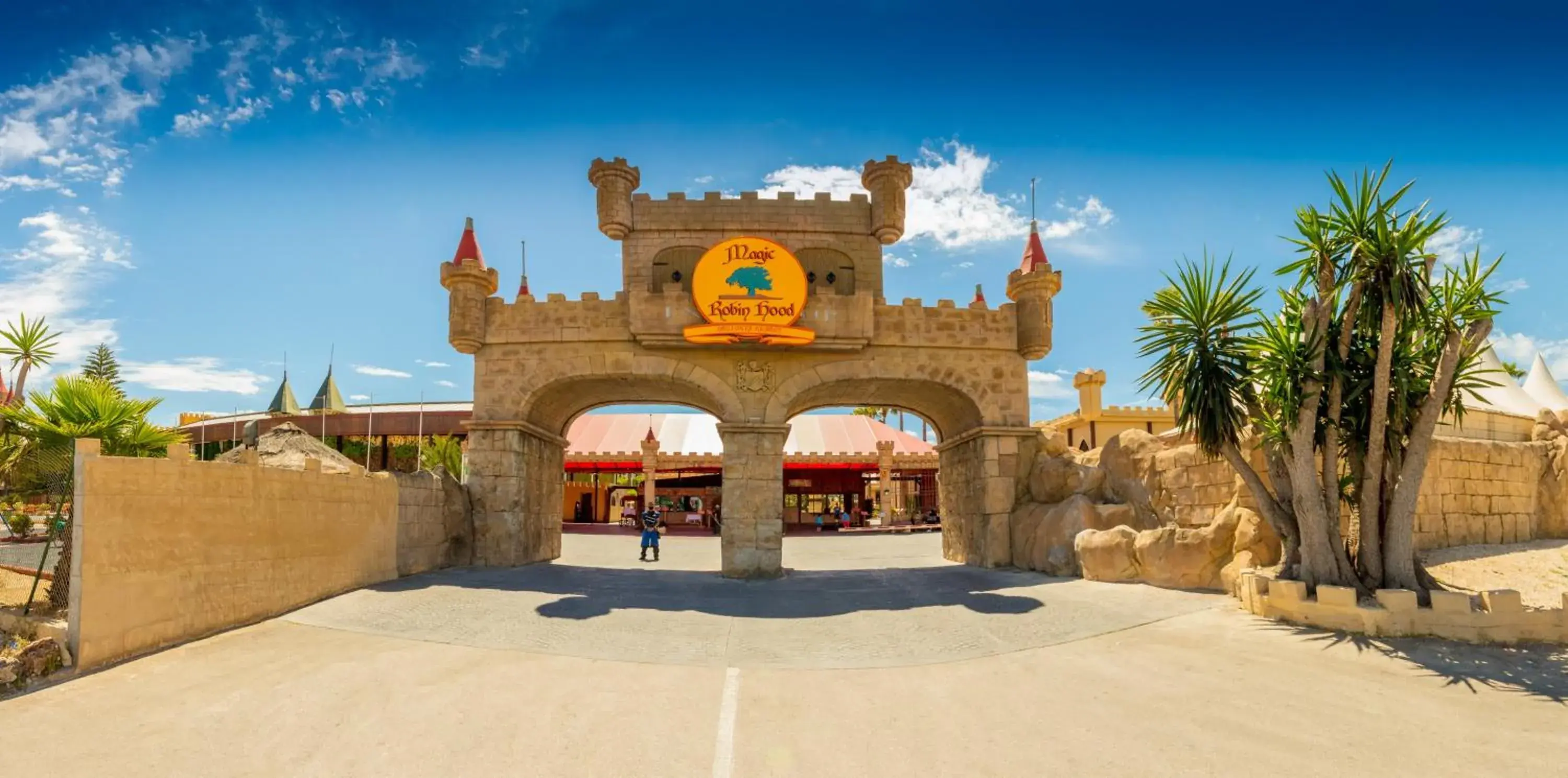 Facade/entrance in Magic Robin Hood Facade/entrance in Magic Robin Hood