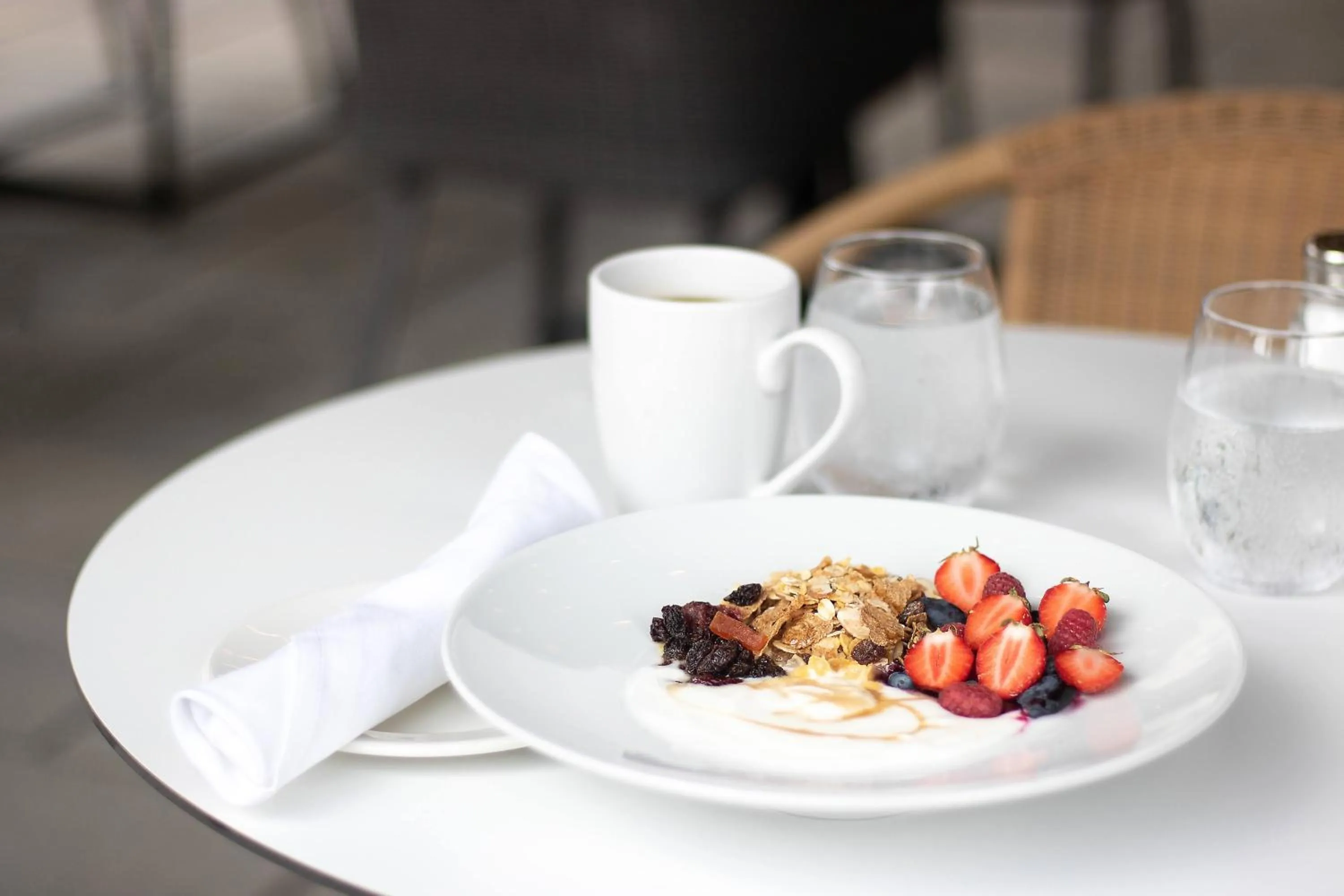 Restaurant/places to eat in Hotel Mortagne