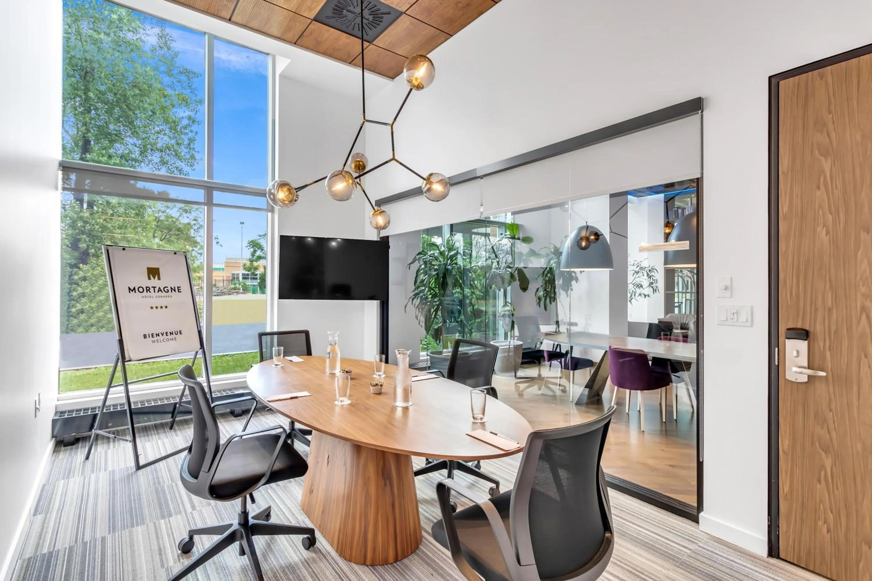 Meeting/conference room in Hotel Mortagne