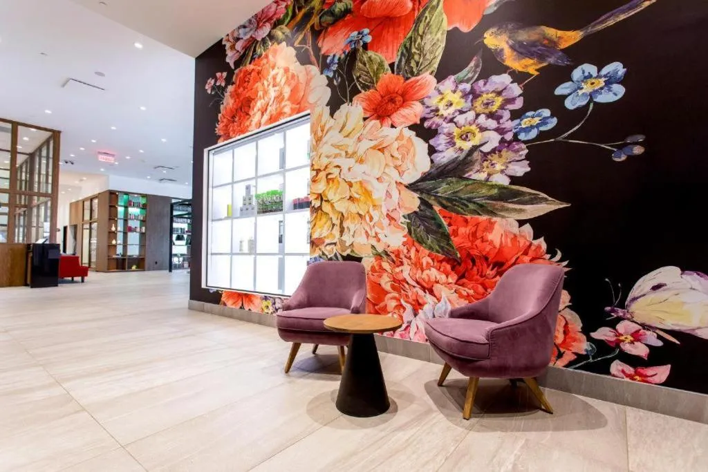 Lobby or reception in Hotel Mortagne