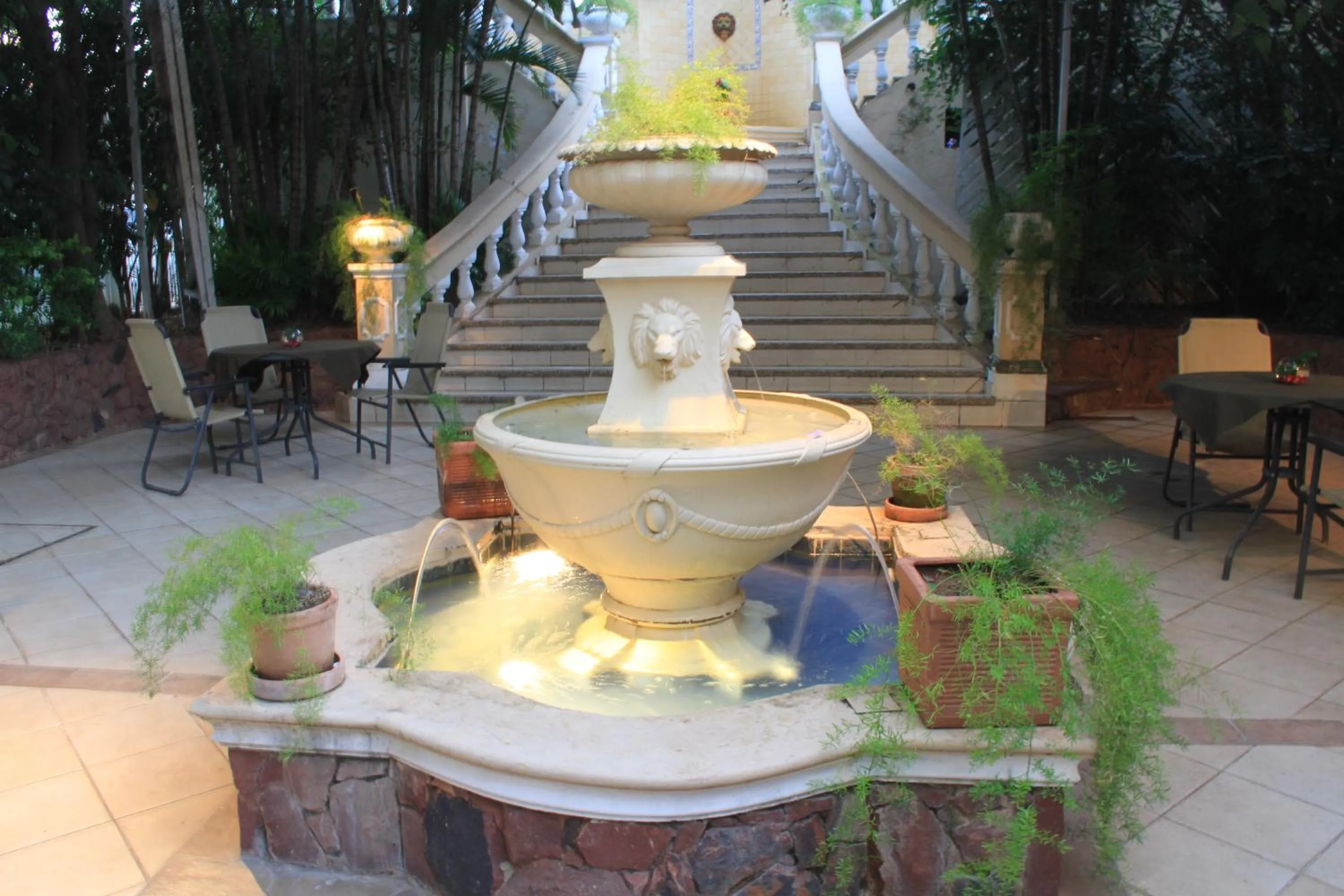 Patio in Premier Hill Suites Hotel