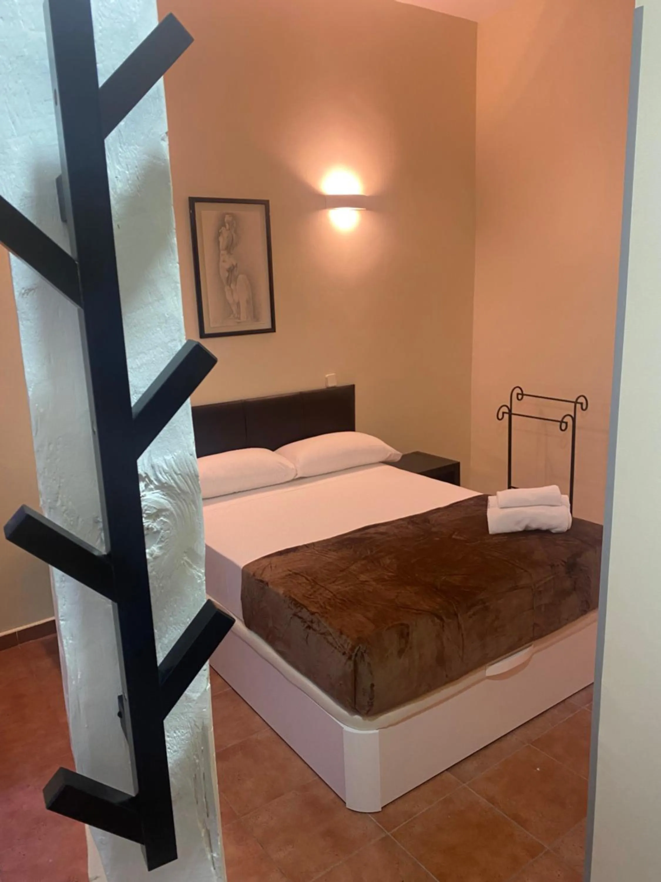 Bed in Hostal Oliver