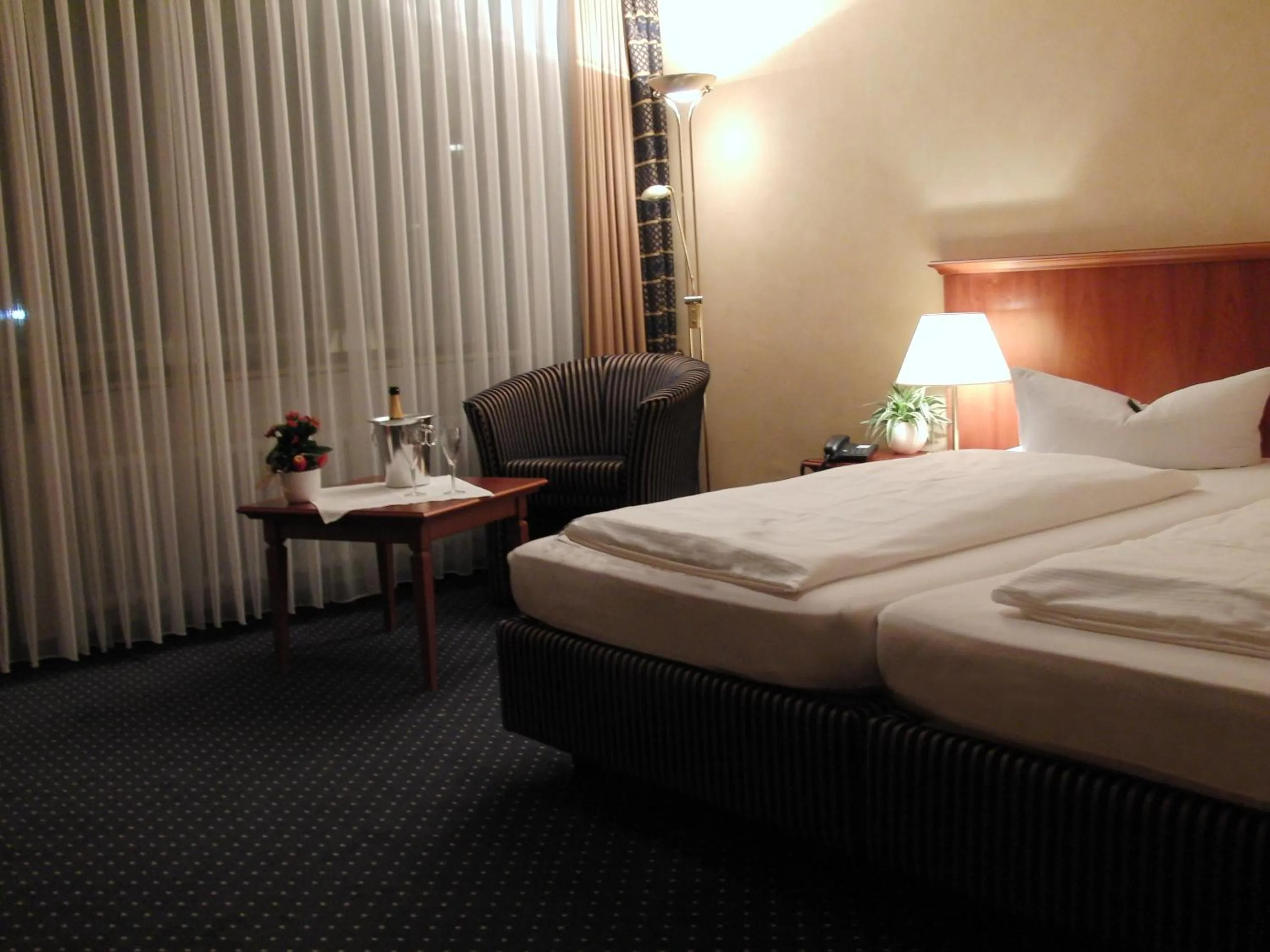 Bedroom, Bed in Golfhotel Hebelhof