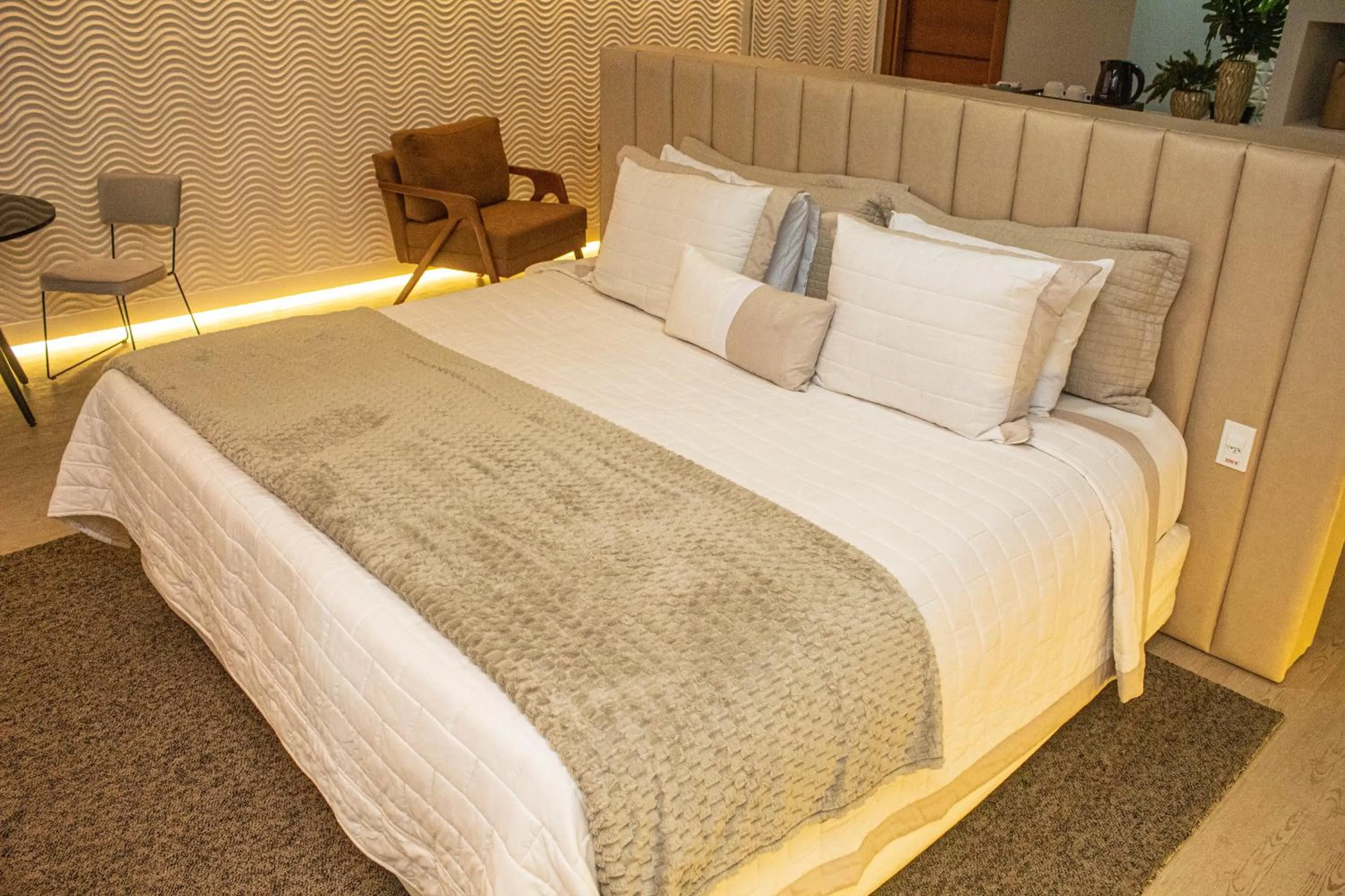 Bed in Hotel Brisa Tropical De Macaé