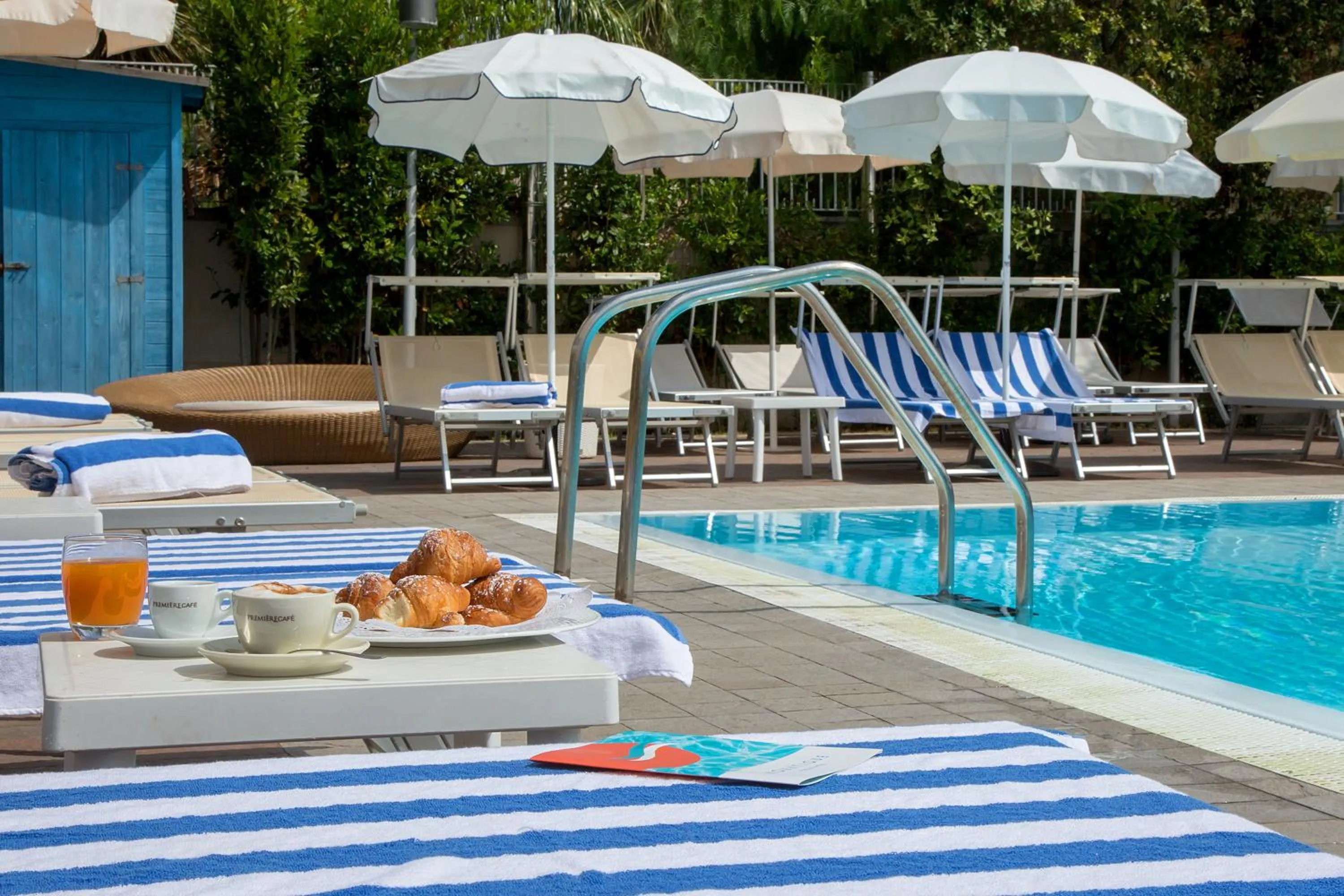 Pool view in Hotel Premiere