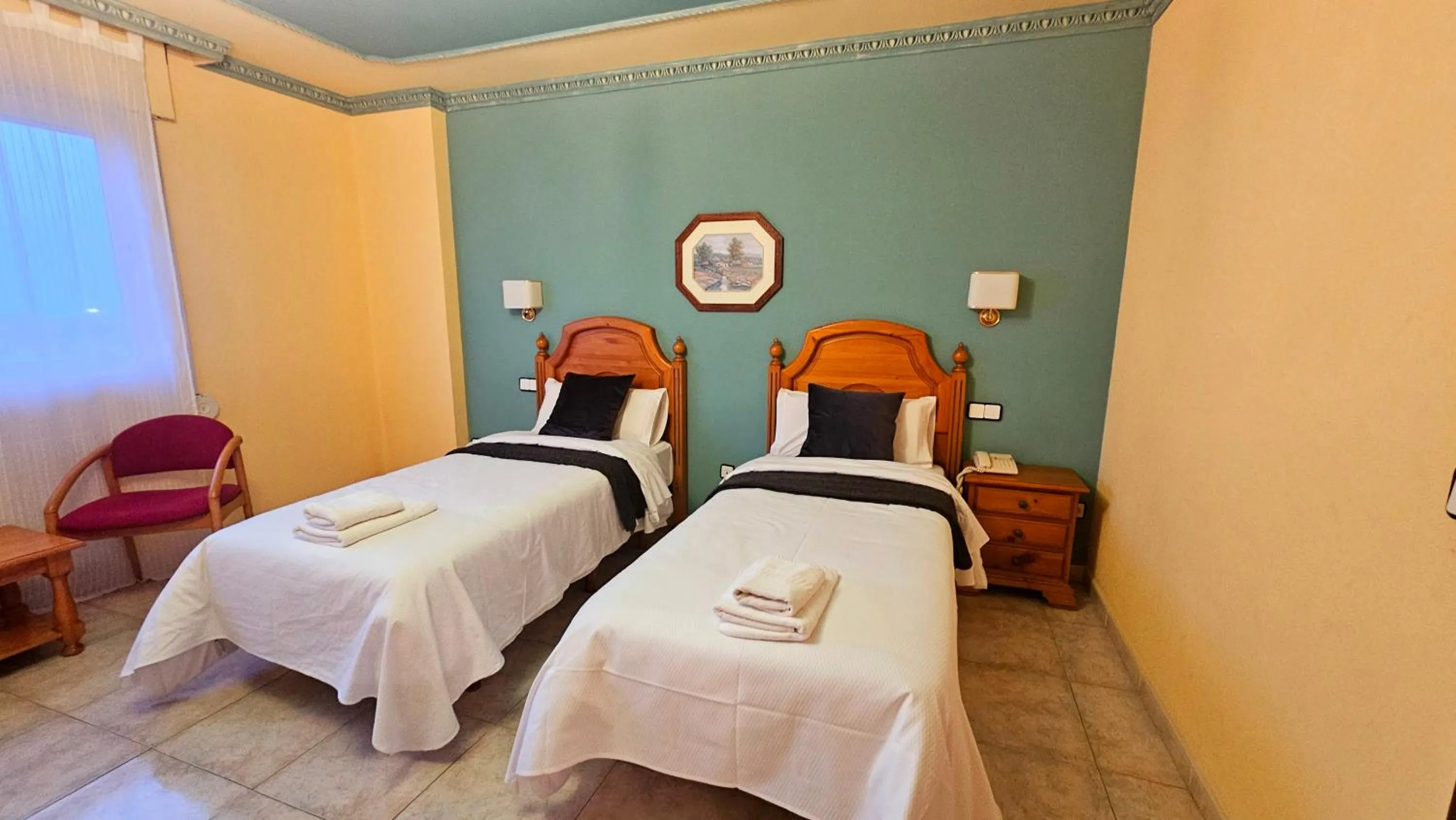 Bed in Hotel Mataleñas