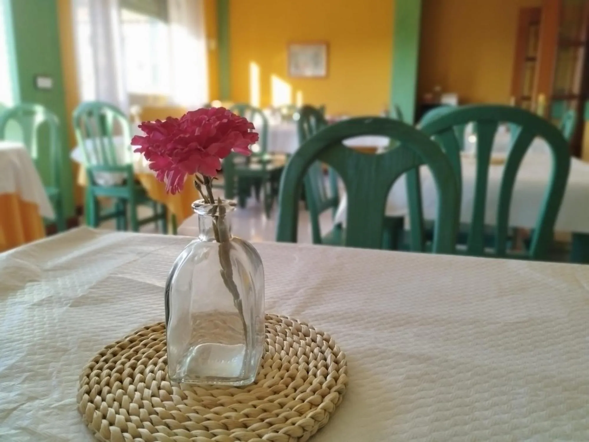 Dining area in Hotel Mataleñas