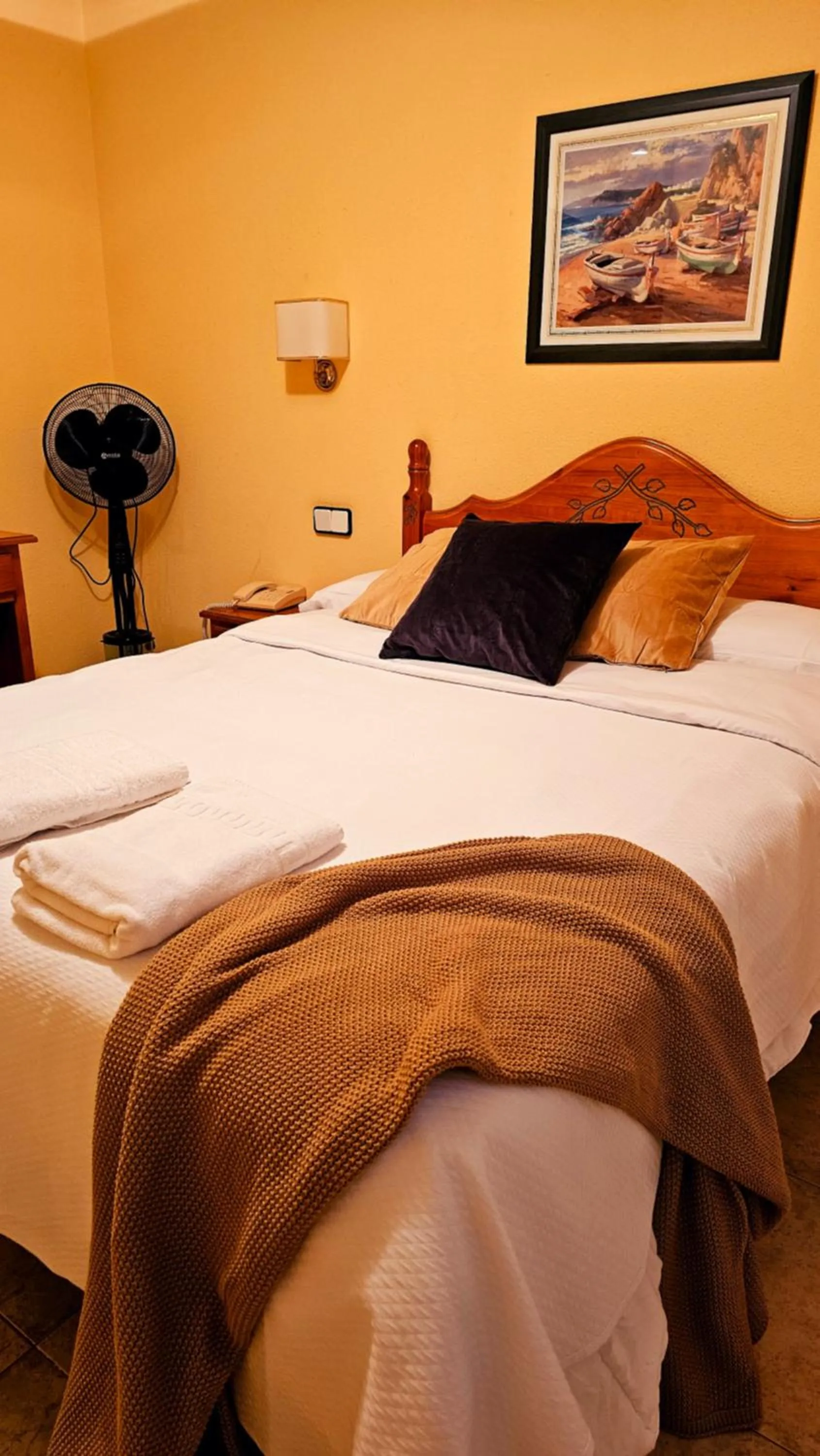 Bed in Hotel Mataleñas