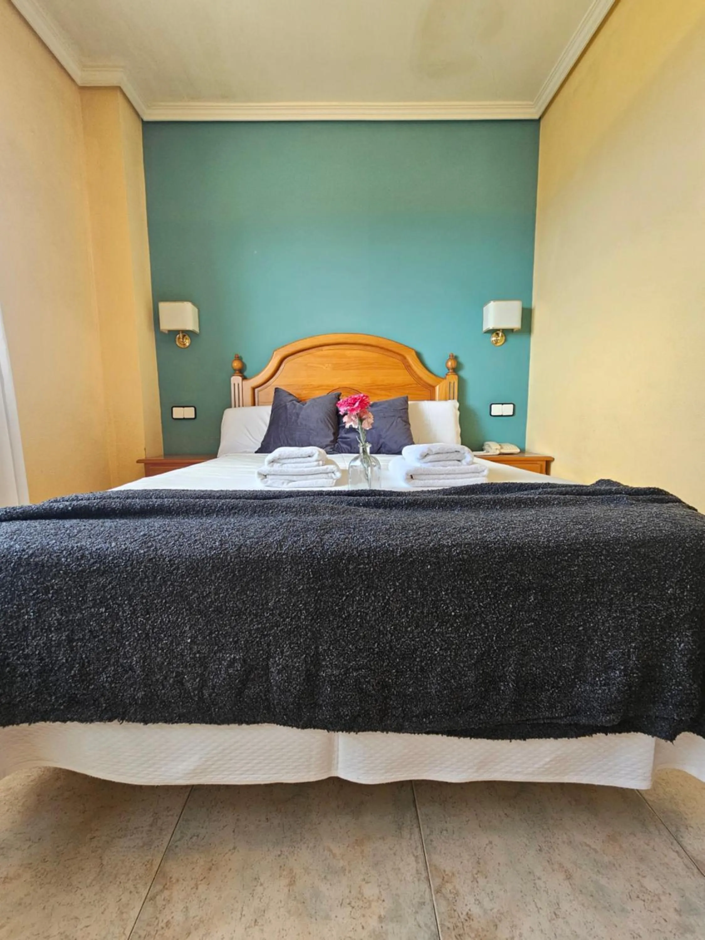 Bed in Hotel Mataleñas