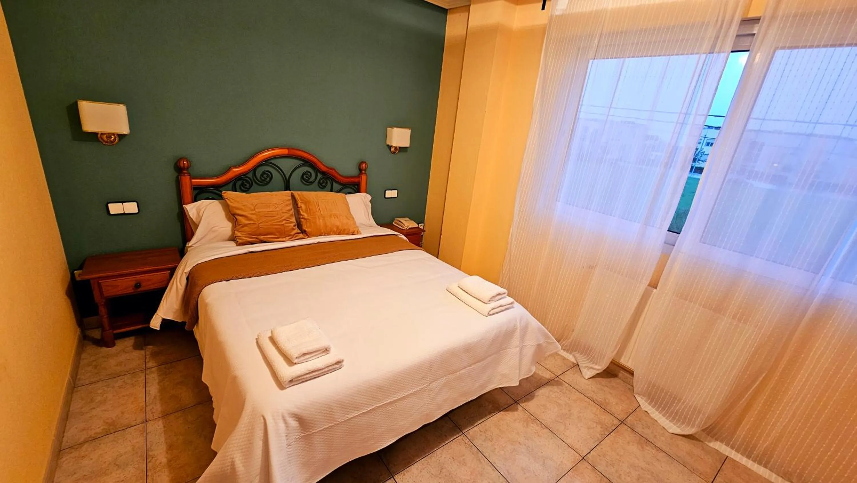 Bed in Hotel Mataleñas