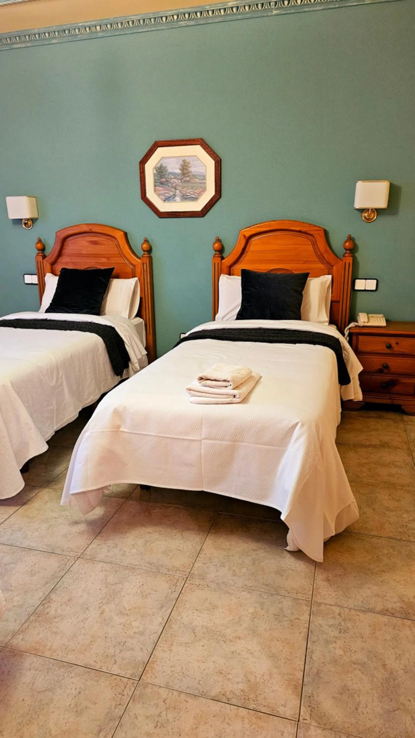 Bed in Hotel Mataleñas