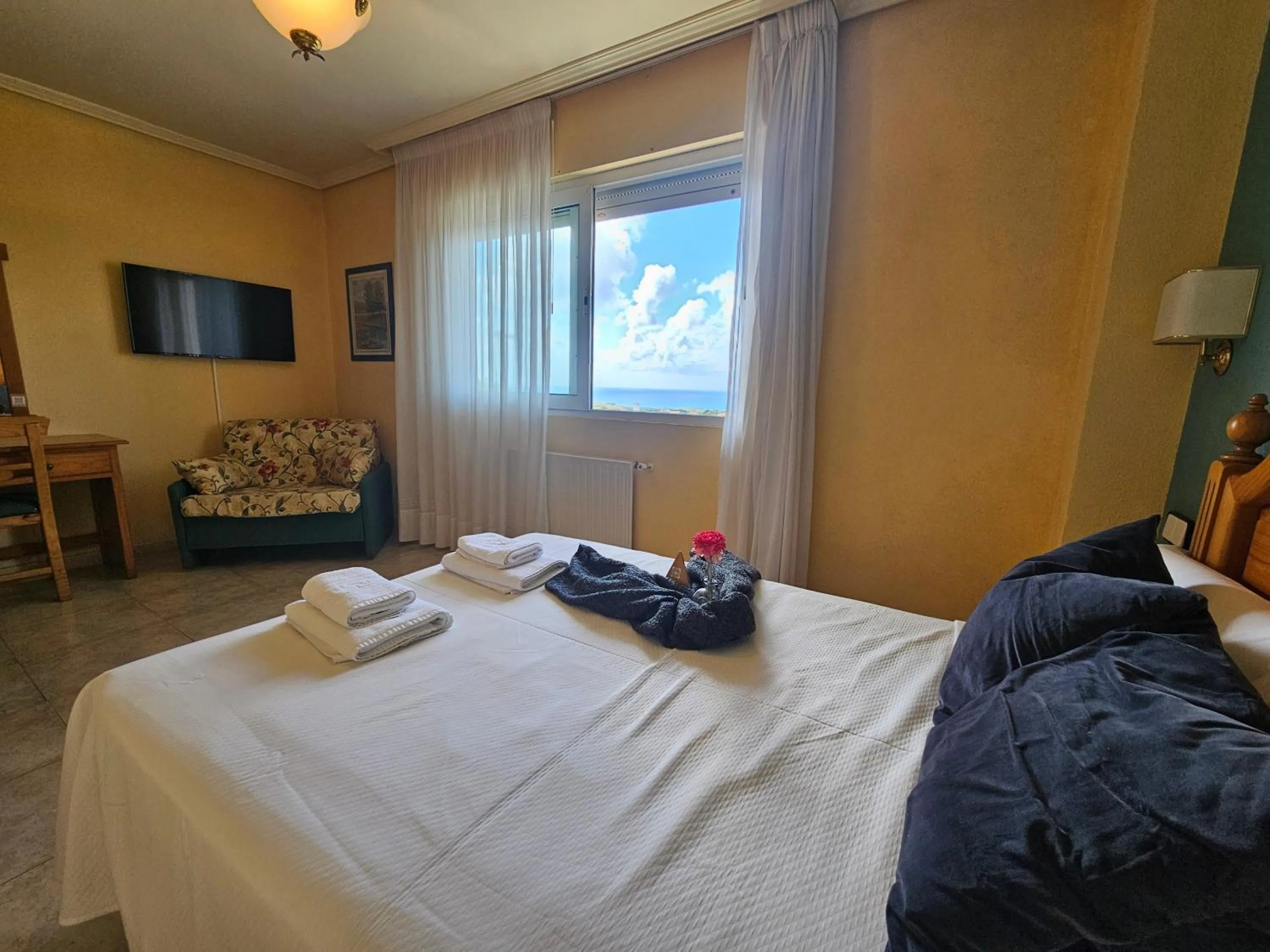 Bed in Hotel Mataleñas