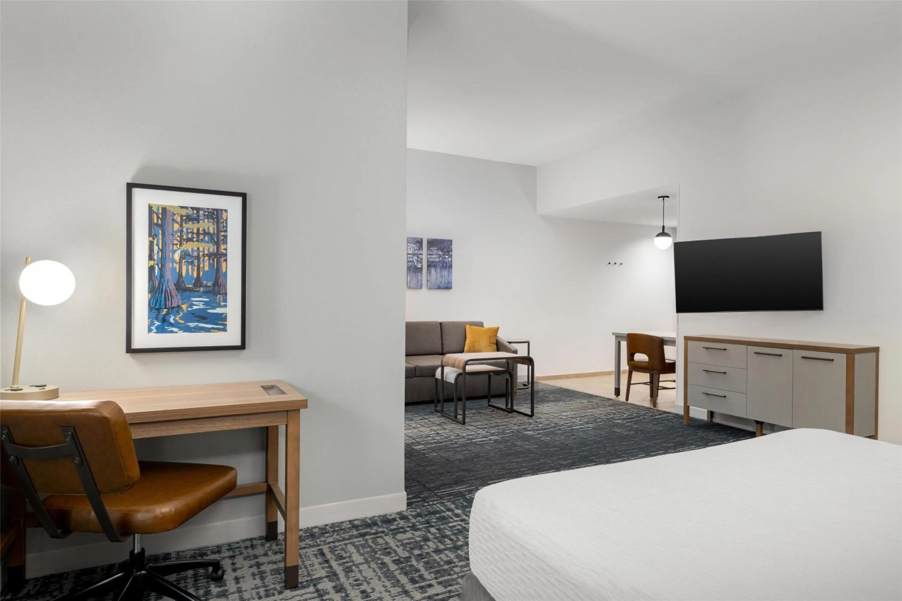 Bedroom, Bed in Homewood Suites by Hilton Slidell