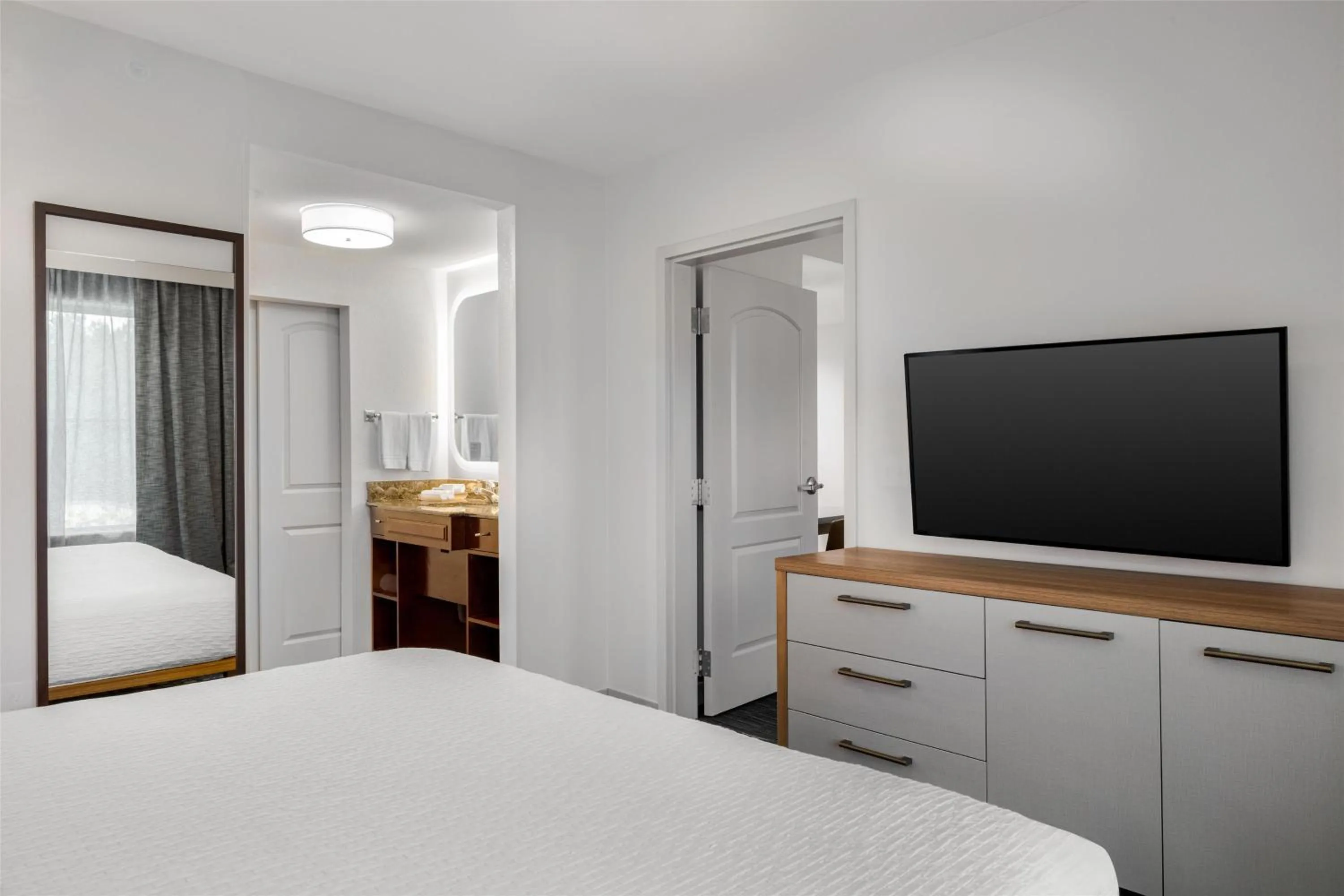 Bed in Homewood Suites by Hilton Slidell