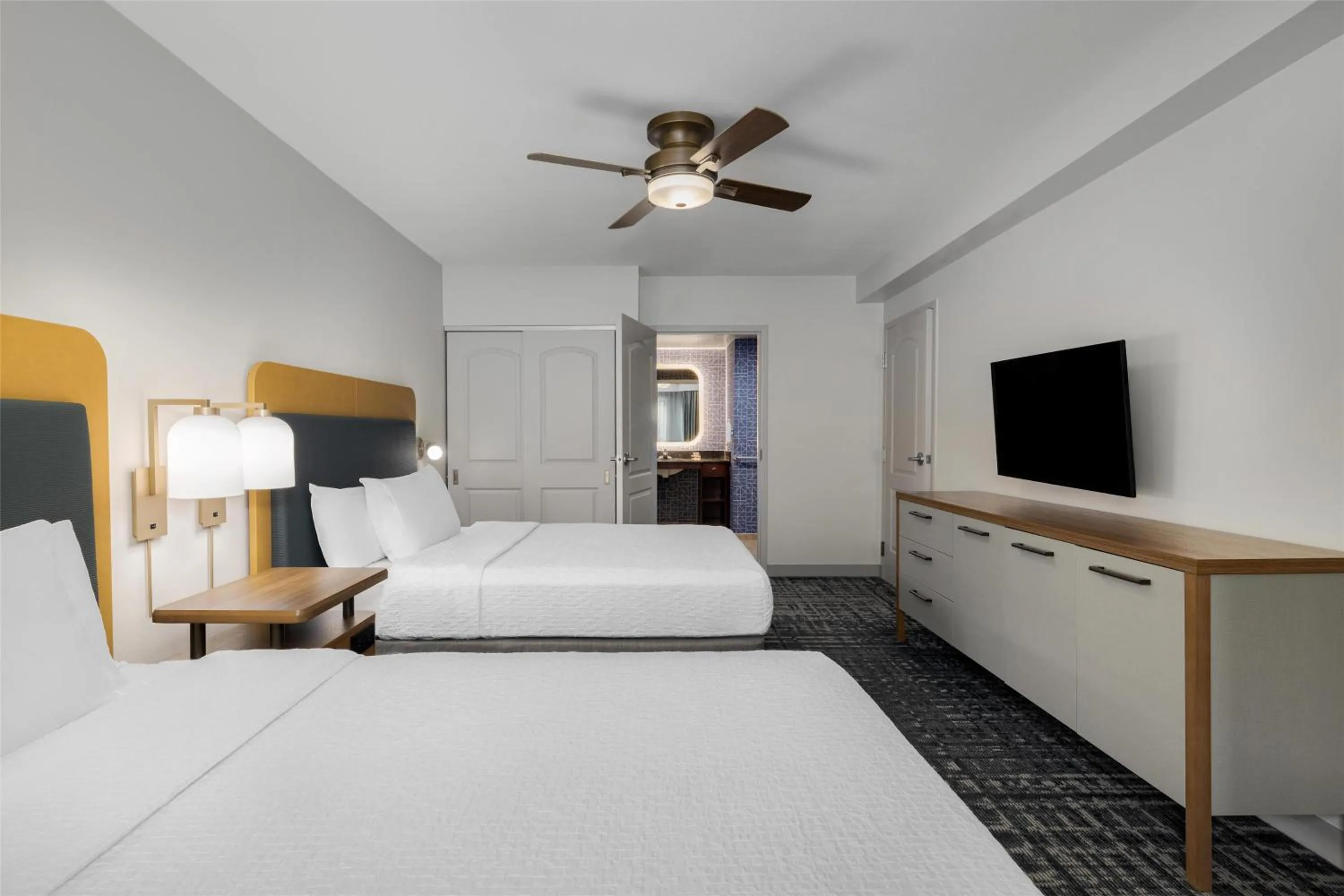 Bed in Homewood Suites by Hilton Slidell