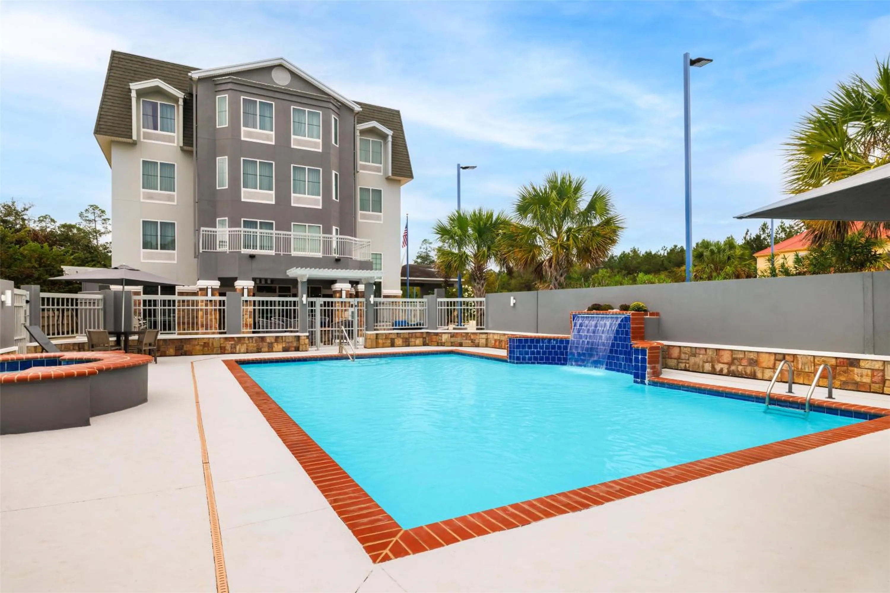 Pool view in Homewood Suites by Hilton Slidell
