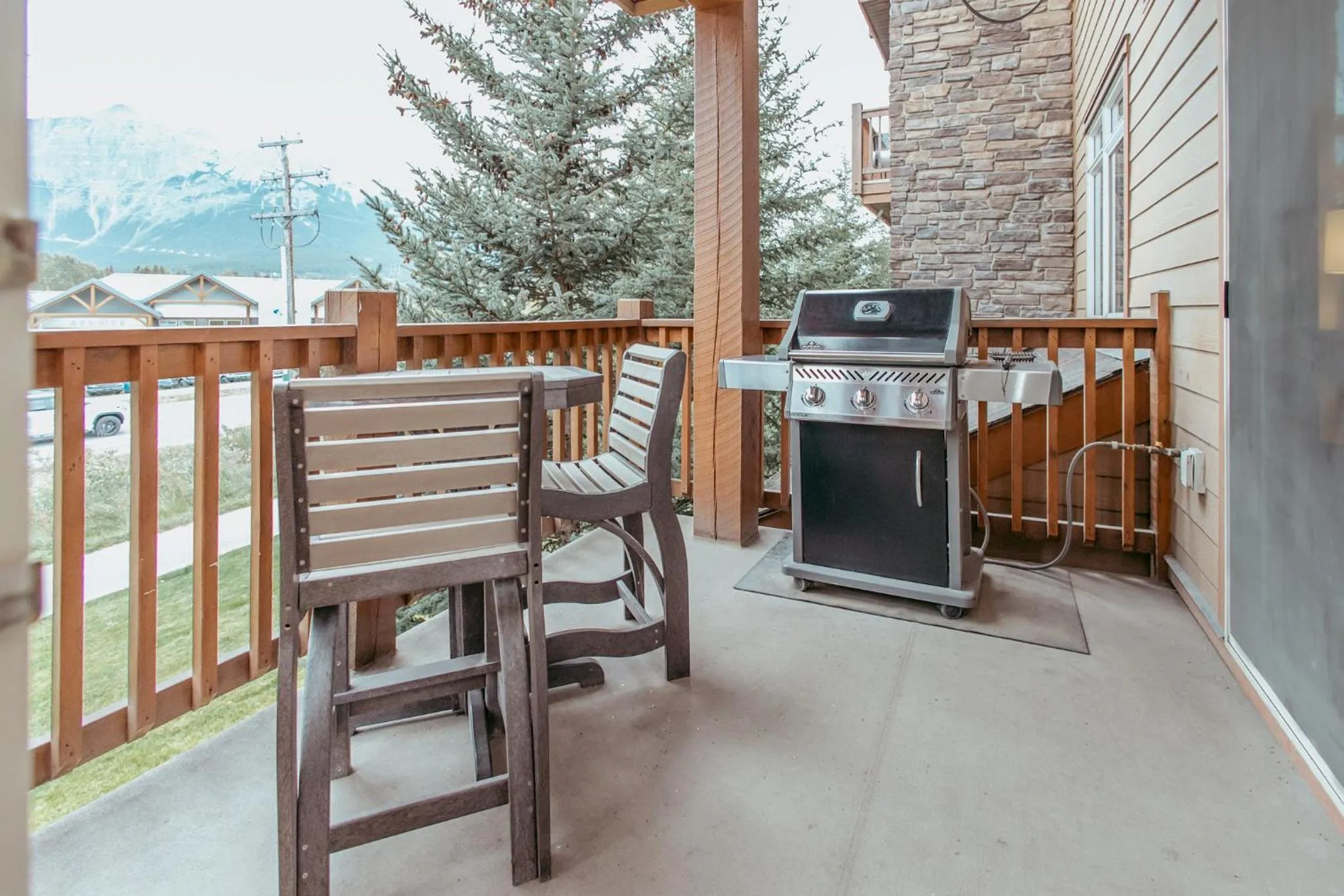 BBQ facilities in Stoneridge Mountain Resort