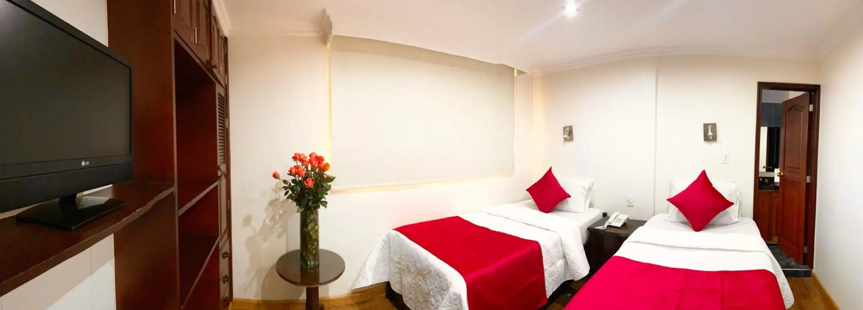 Communal lounge/ TV room, Bed in Hotel Fontibon Communal lounge/ TV room, Bed in Hotel Fontibon