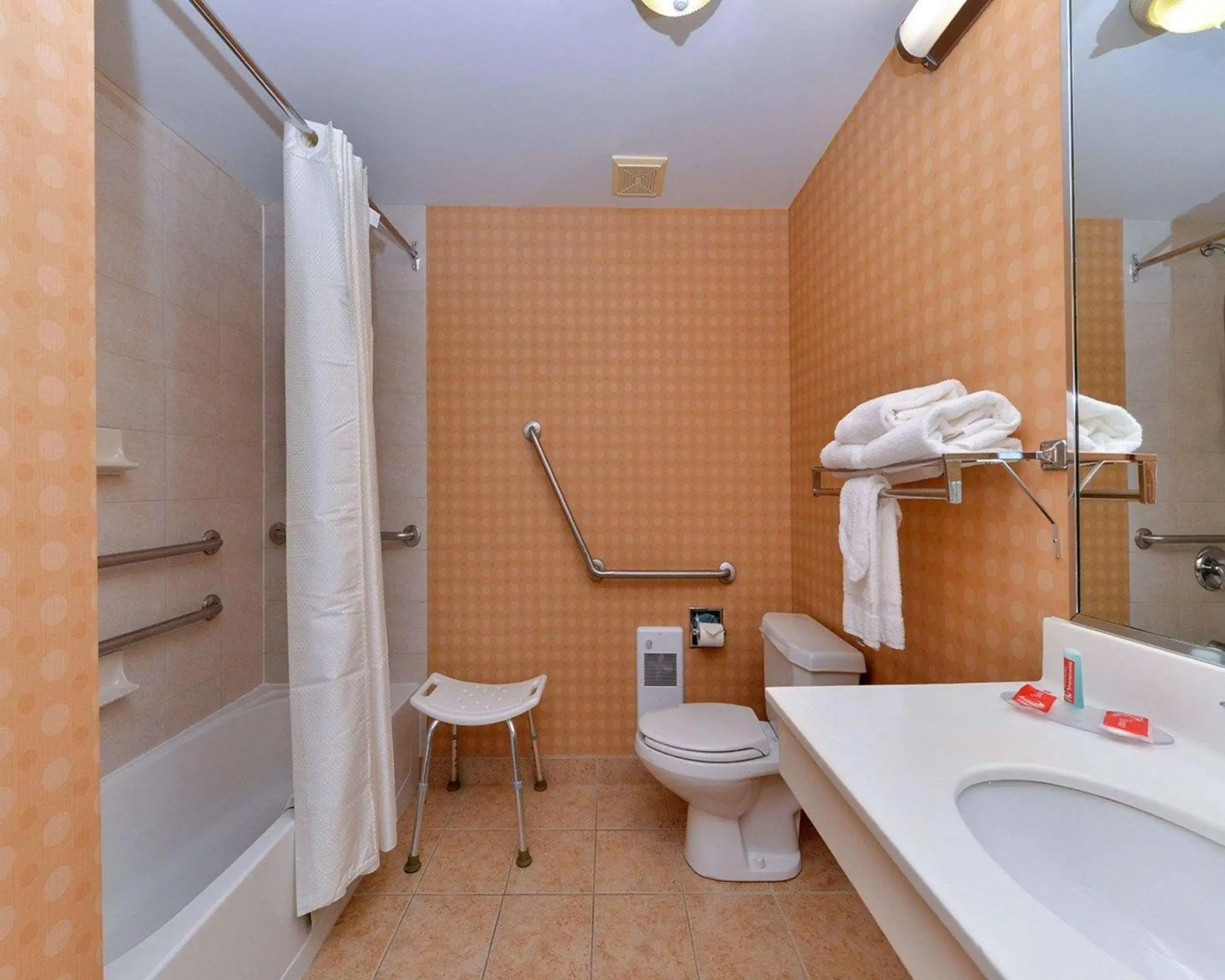 Bedroom in Econo Lodge Inn & Suites University Bedroom in Econo Lodge Inn & Suites University