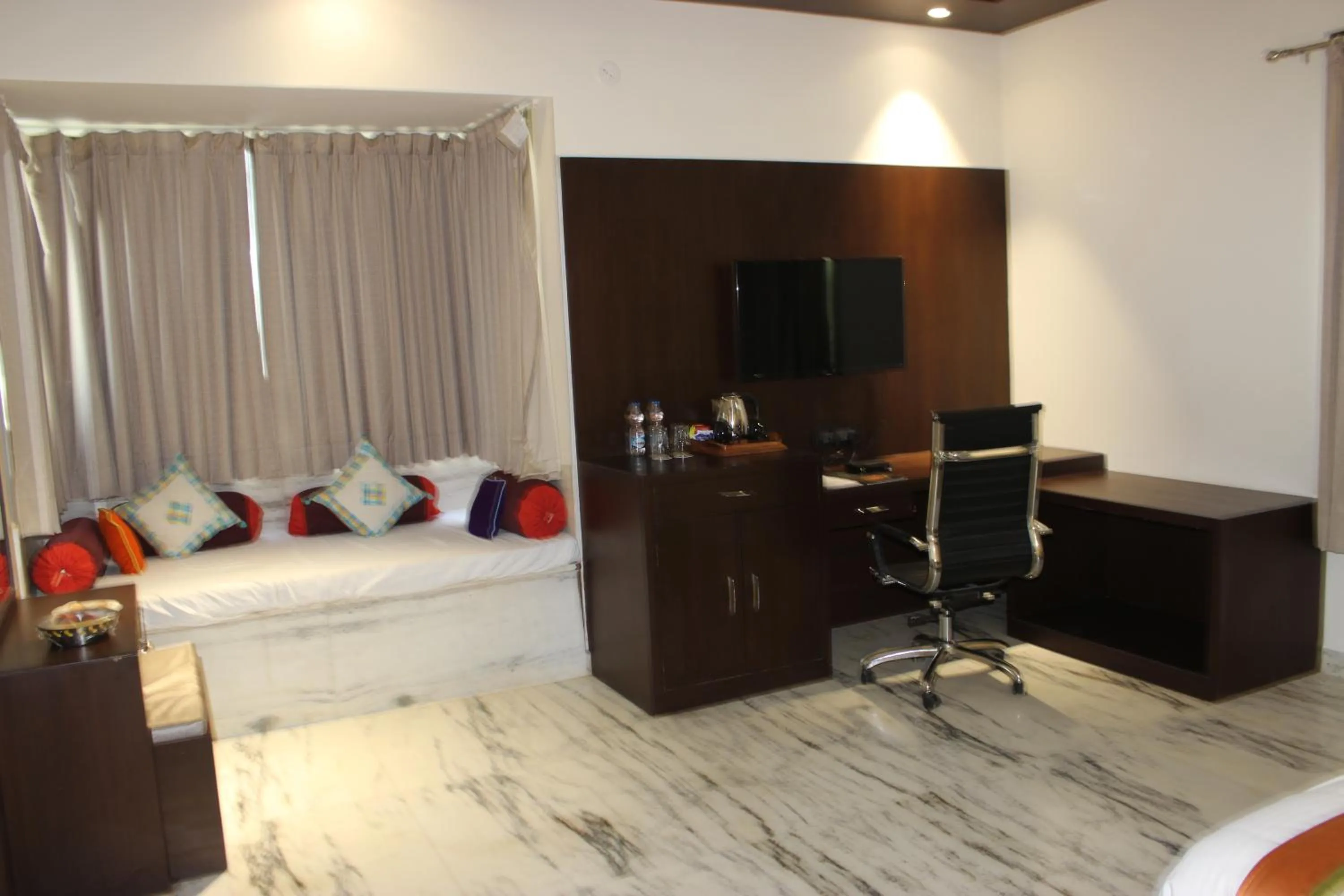 Seating area in Ramya Resort & Spa