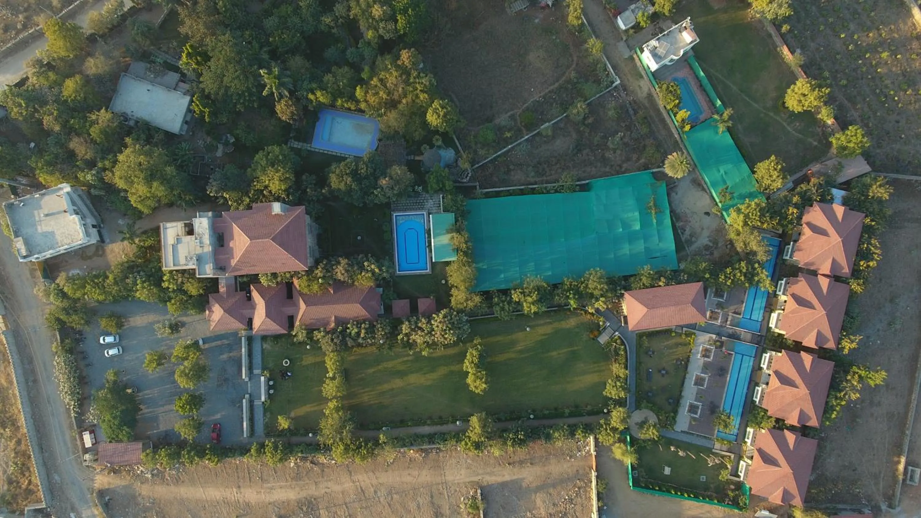 Bird's eye view in Ramya Resort & Spa