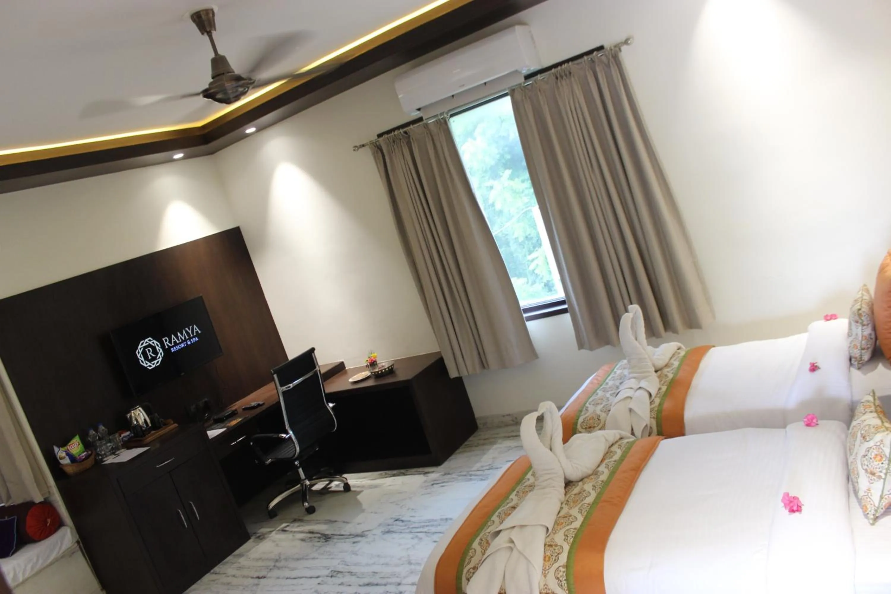 Photo of the whole room, Bed in Ramya Resort & Spa
