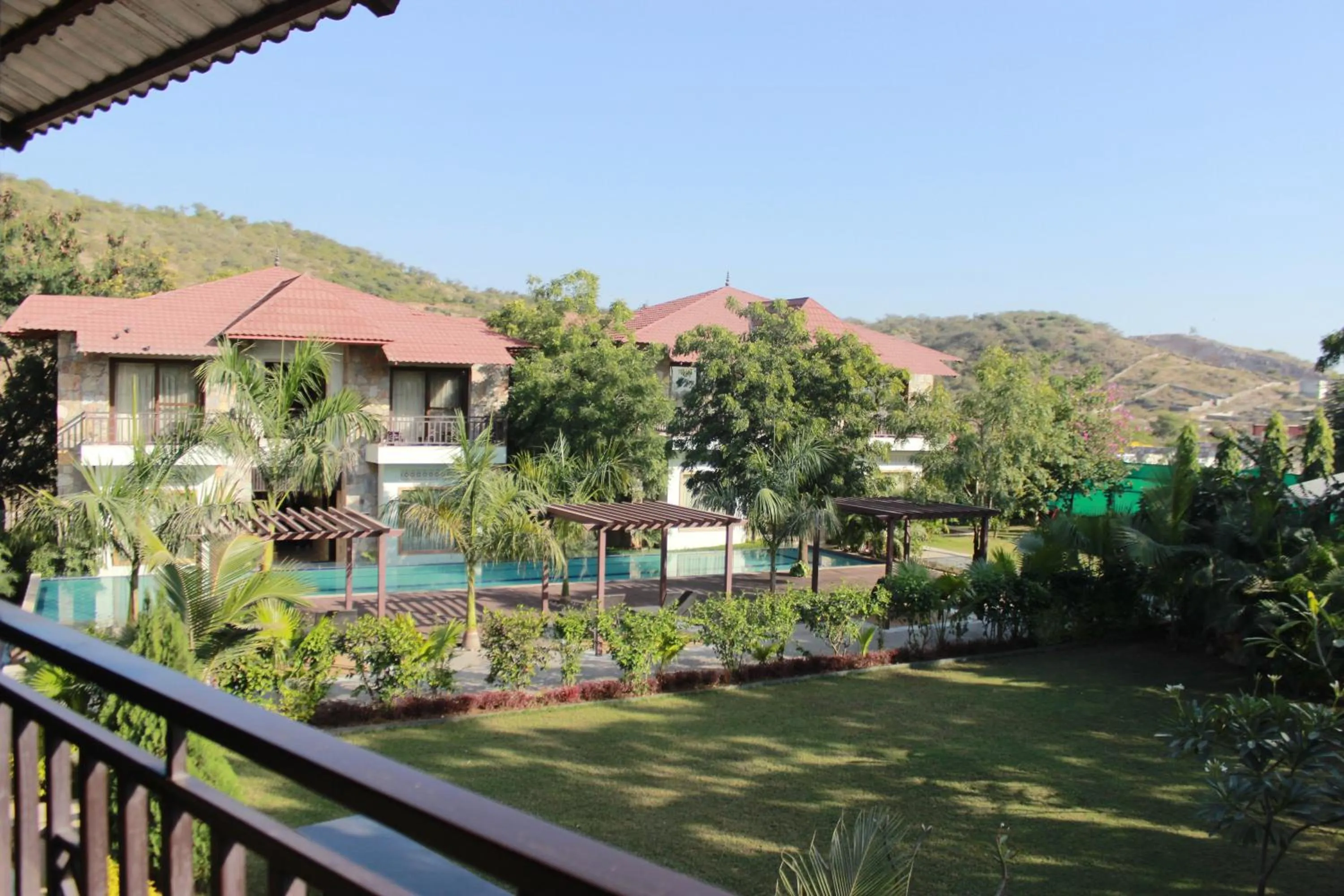 Garden view in Ramya Resort & Spa