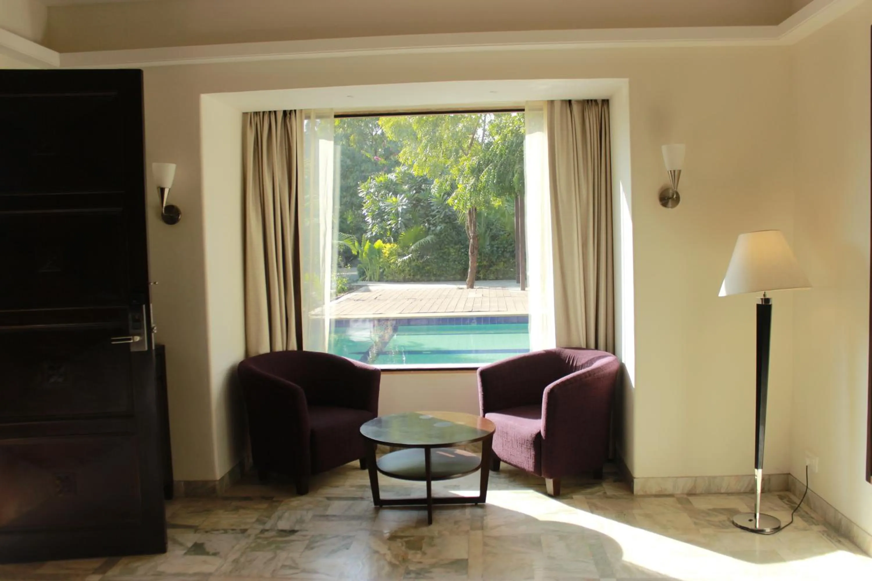 Seating area in Ramya Resort & Spa