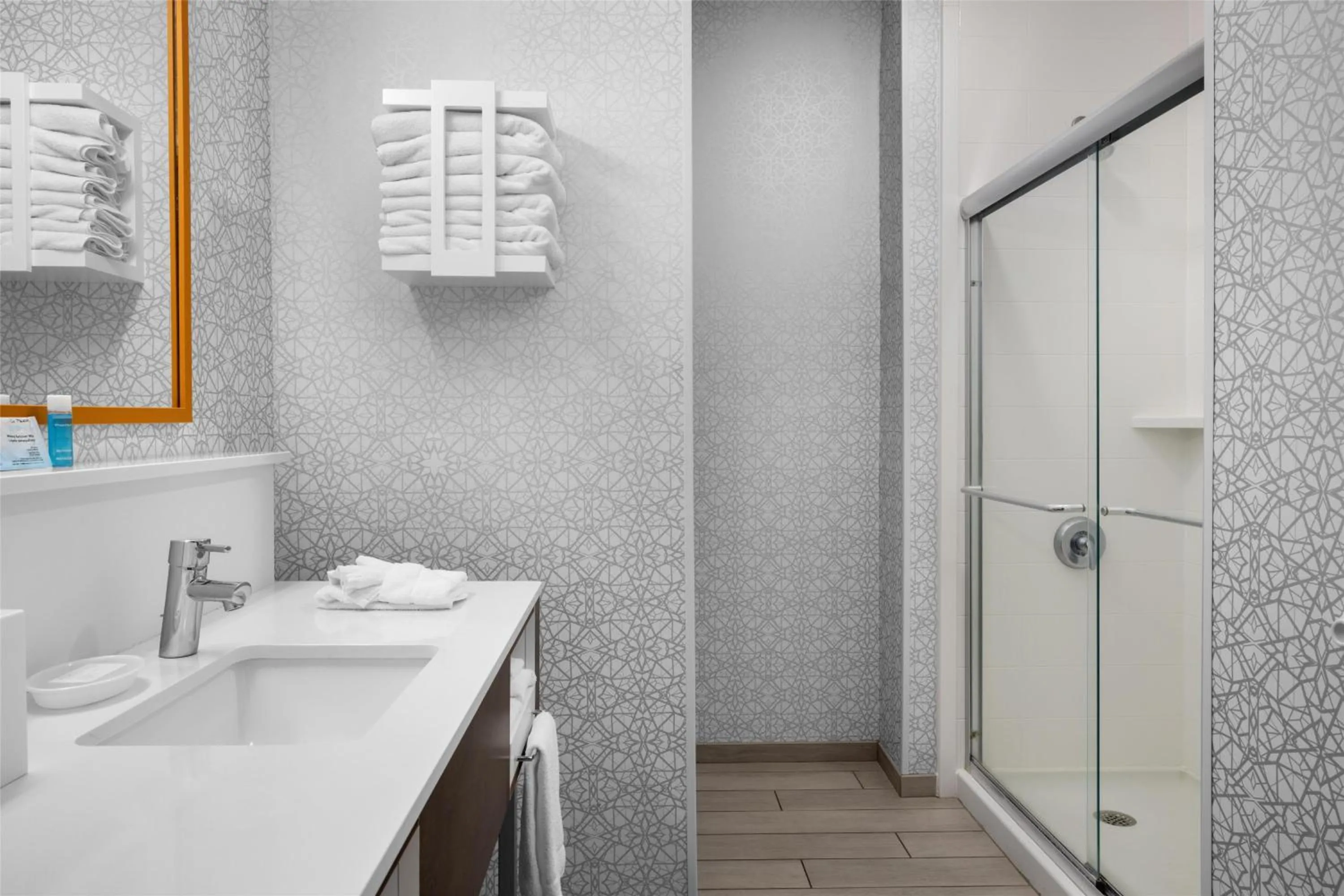 Bathroom in Hampton Inn Williamsburg